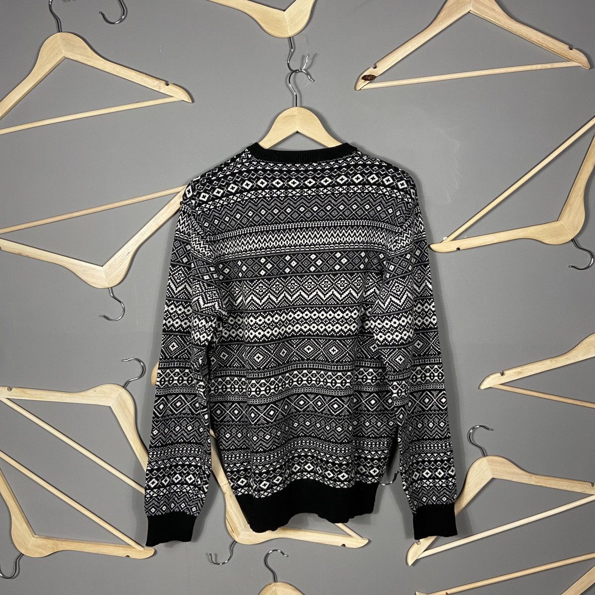 Diesel Diesel K-WALL Palm Pattern Sweater Size US L / EU 52-54 / 3 - 3 Thumbnail