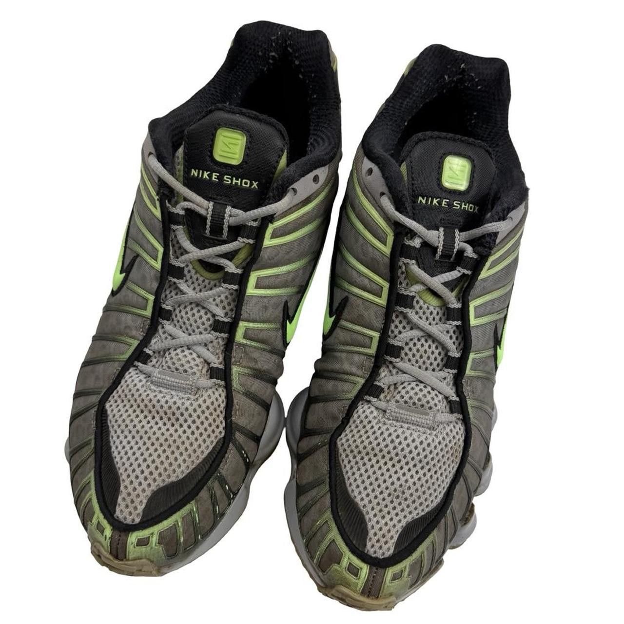 Nike Nike Shox TL Wolf Grey Lime Blast Neon Green - Size US 8 Size US 8 / EU 41 - 6 Thumbnail