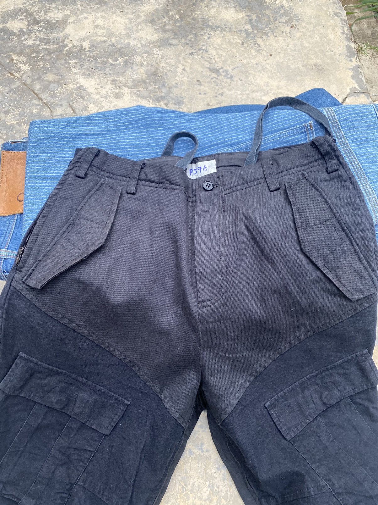 Ato Matsumoto Japanese Brand Ato Drawstring Cargo Pant Size US 27 - 3 Thumbnail
