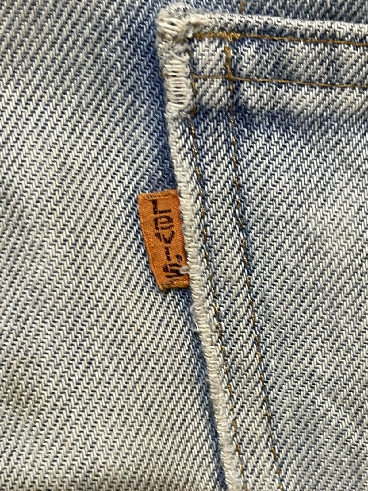 Levi's Crazy Vintage 70s Levis Orange Tab Button #8 Mud Wash Faded Size US 32 / EU 48 - 9 Thumbnail
