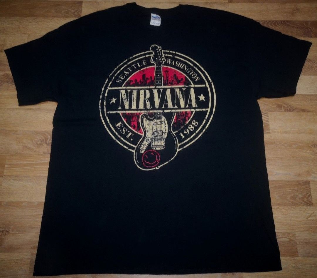 Vintage Nirvana Kurt Cobain Grunge Promo T Shirt