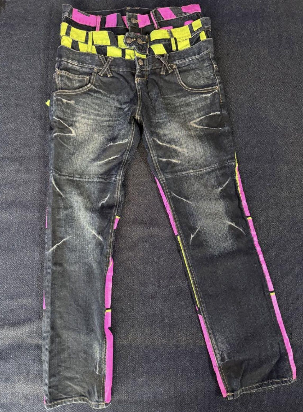 PPFM PPFM “ KilliManjaRock” Neon Pink n Green Size US 32 / EU 48 - 2 Thumbnail
