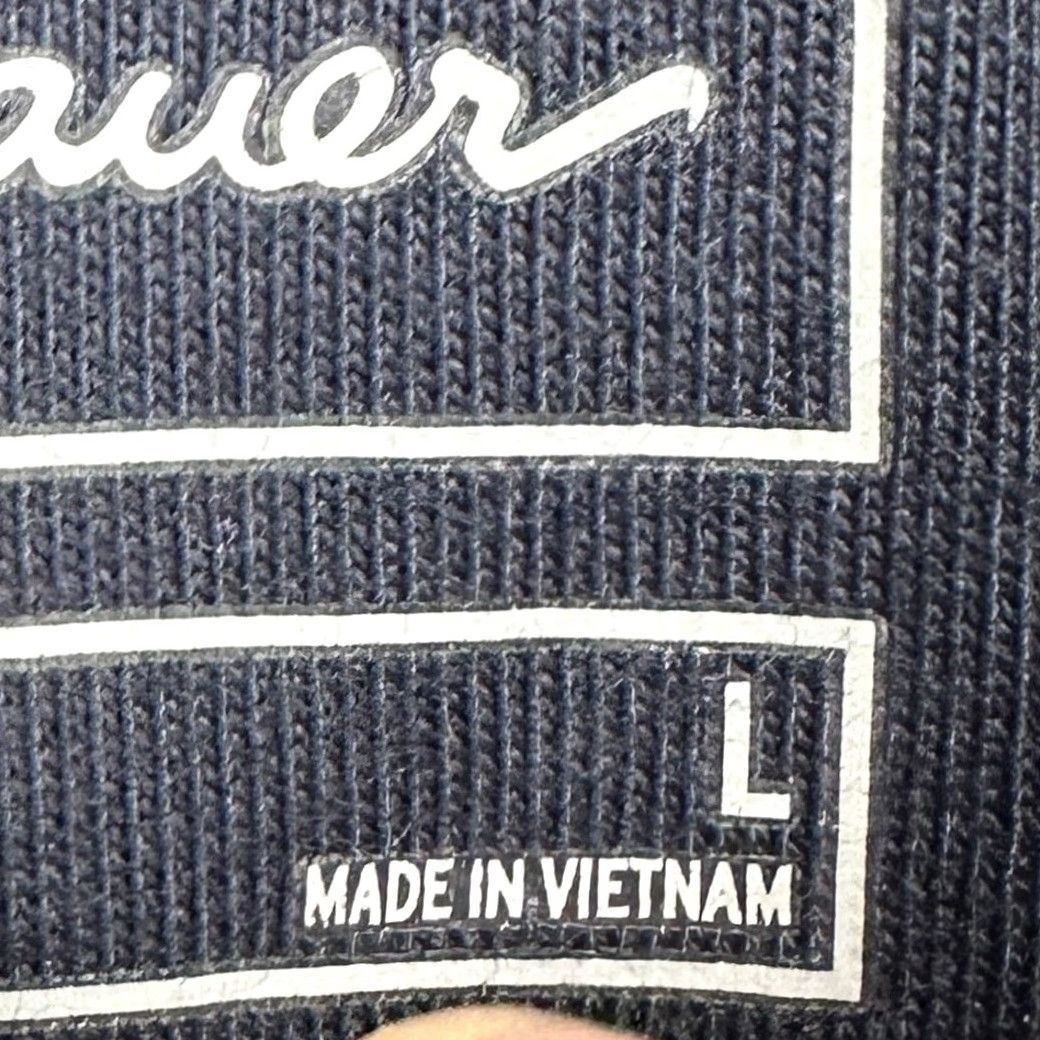 Eddie Bauer Eddie Bauer Pullover Jacket Mens Large Navy Blue 1/4 Zip Long Sleeve Cotton Polyester Fleece Casual Outdoor Size US L / EU 52-54 / 3 - 5 Thumbnail