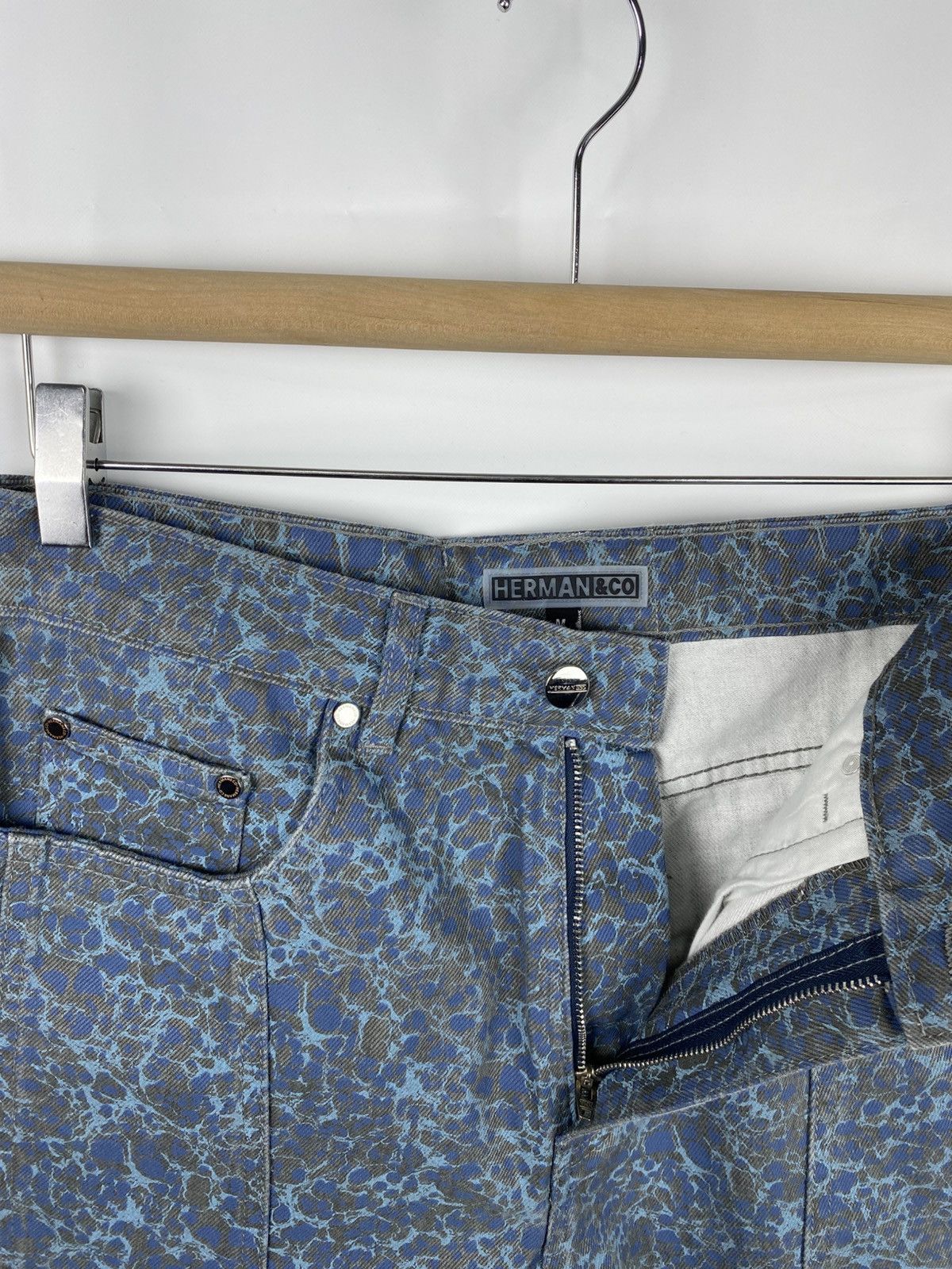 Other Herman&Co Camouflage Blue Denim Jeans Men size M Size US 32 / EU 48 - 11 Thumbnail