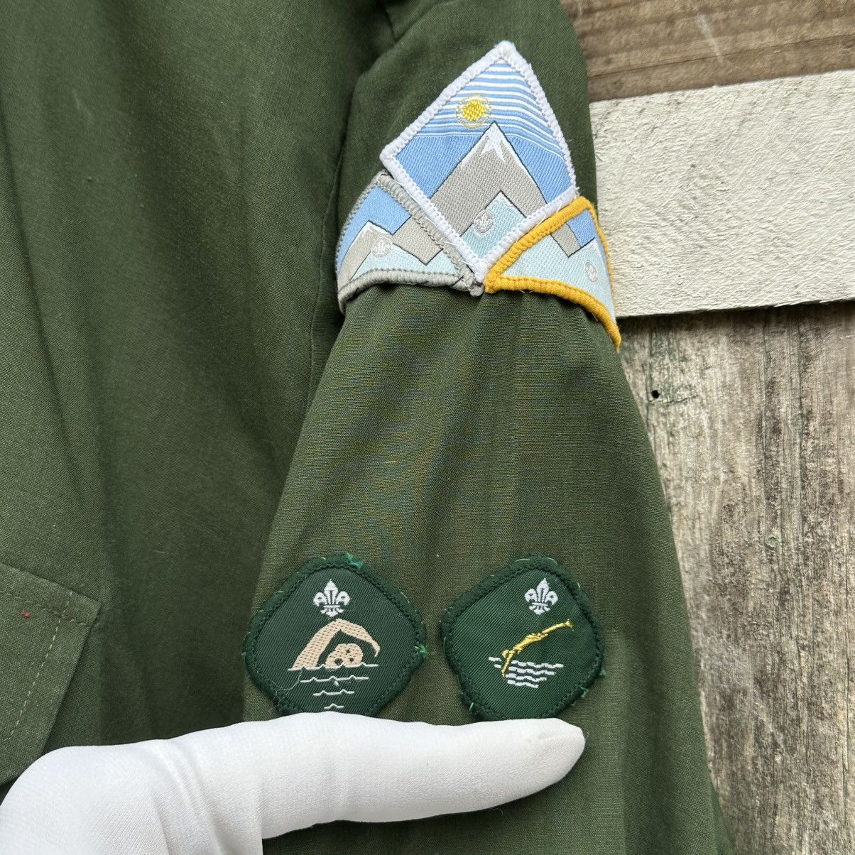 Vintage Vintage Boy Scout Uniform Shirt Size US XL / EU 56 / 4 - 4 Thumbnail