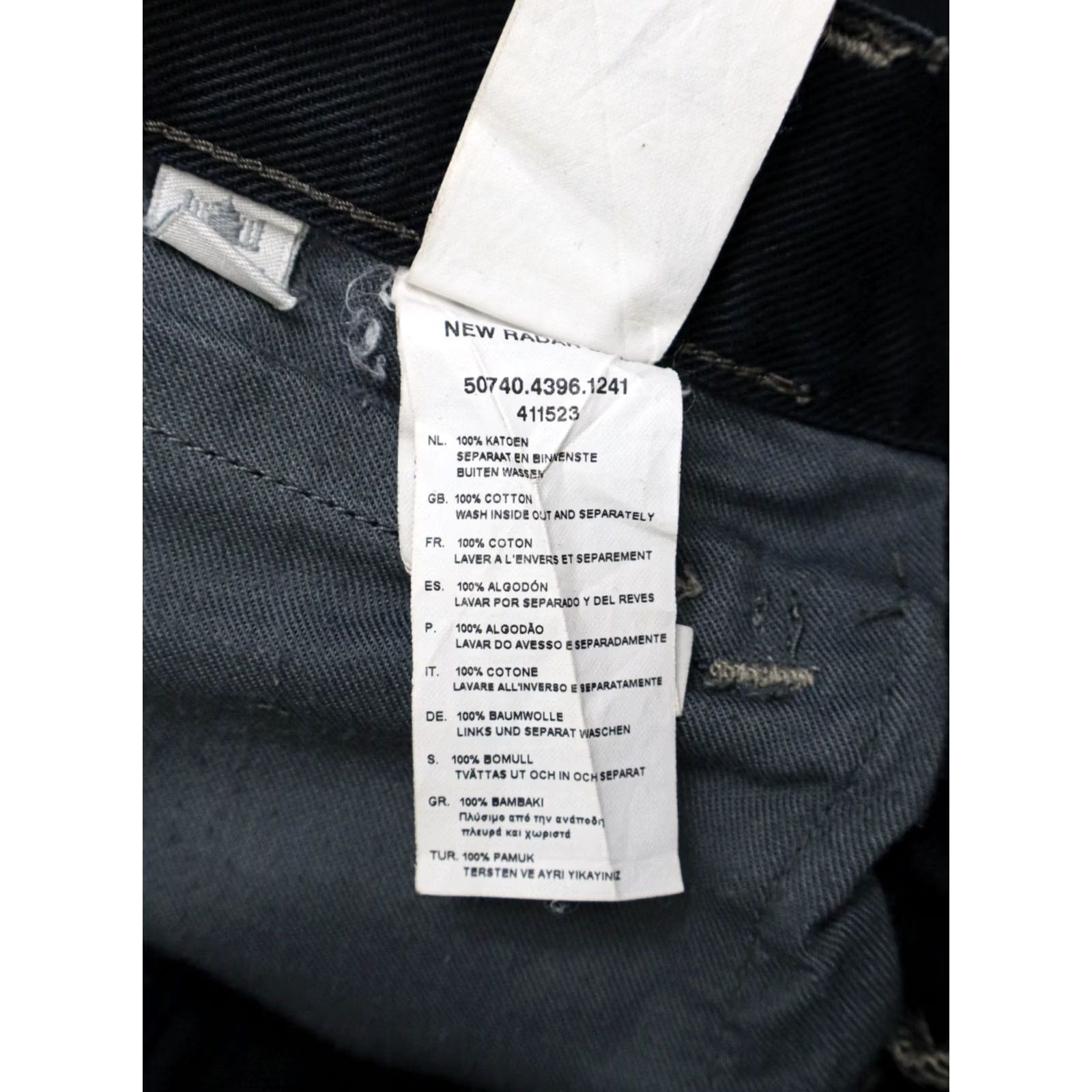 G-Star G-STAR New Radar Slim Jeans Men's Black Denim Button Fly Logo Pocket W30/L34 Size US 30 / EU 46 - 7 Thumbnail