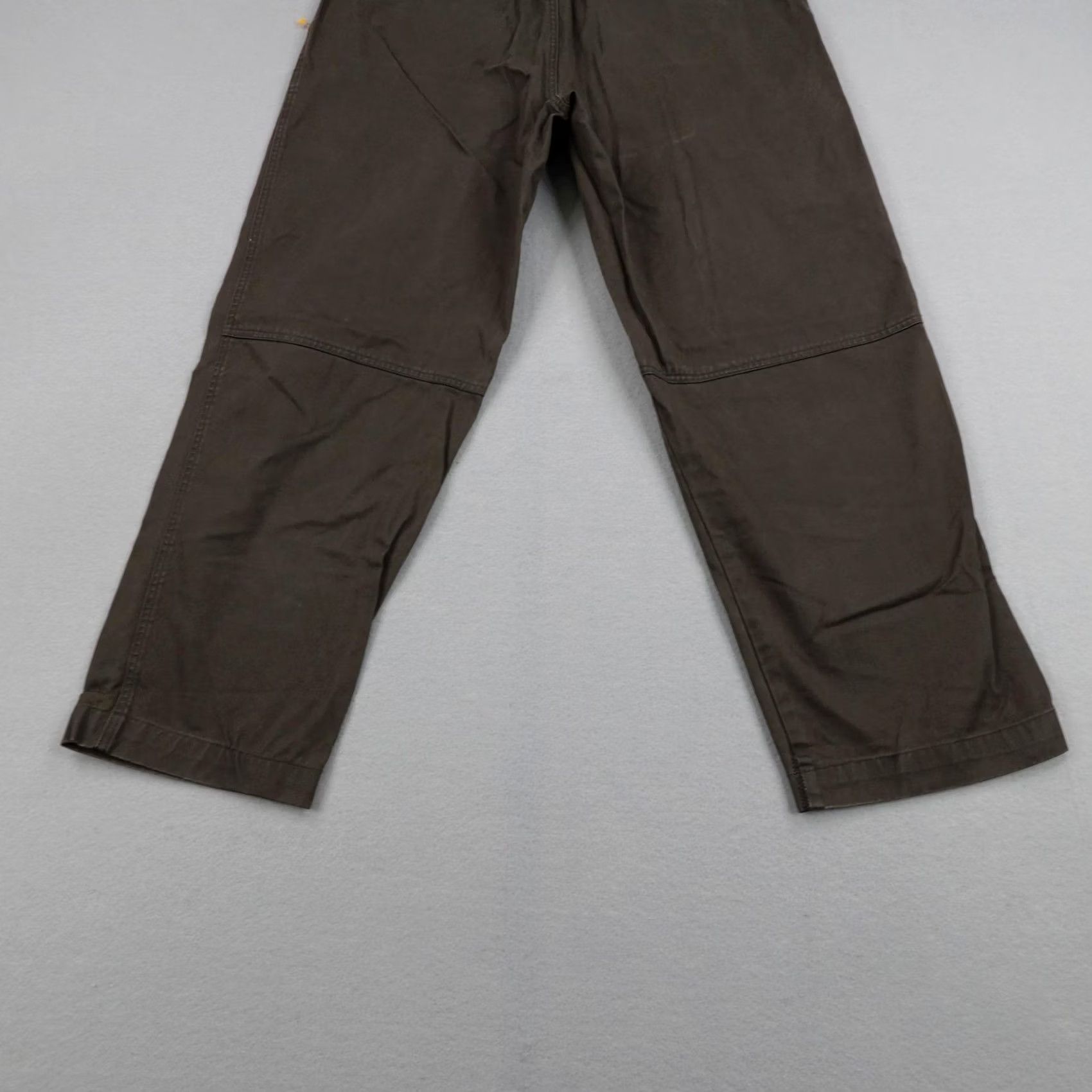 J.Crew VINTAGE J Crew Pants Mens 38x30 Brown Chino Baggy Wide Leg Heavy Twill 90s Y2K Size US 38 / EU 54 - 6 Thumbnail