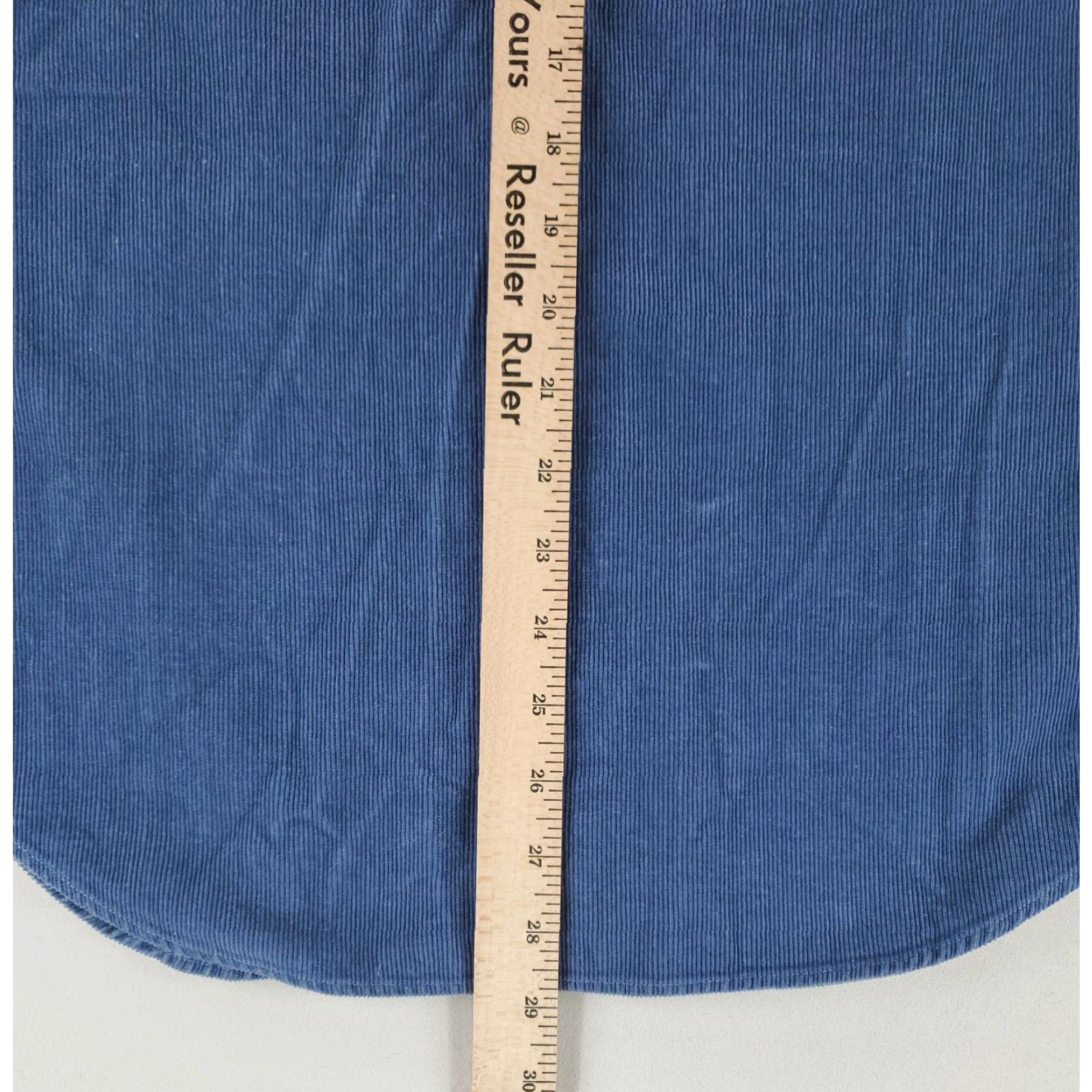 Sears VINTAGE Sears Sportswear Corduroy Button-Up Shirt Long Sleeve Blue Womens L Size L / US 10 / IT 46 - 7 Thumbnail