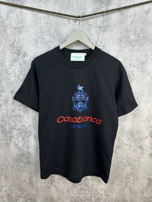 Casablanca Casablanca Tennis Club Graphic Crest Logo T-Shirt Black SS Size US S / EU 44-46 / 1 - 1 Thumbnail