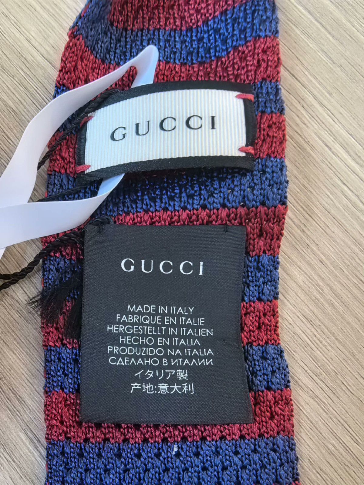 Gucci Gucci red striped spaceship tie Size ONE SIZE - 4 Thumbnail
