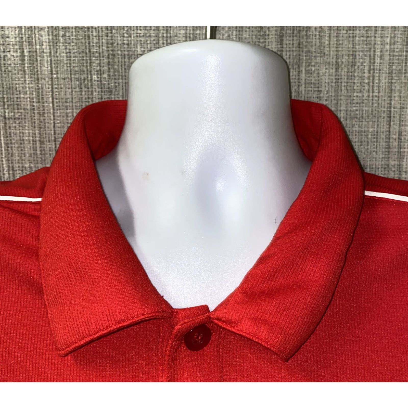 Nike Nike Dri-Fit Rugby Polo Shirt Shirt Mens U Of A Red 2XL Nike Polo Short Sleeve 100% Polyester Regular Sized Mens Red Rugby polo Dri-Fit Size US XXL / EU 58 / 5 - 3 Thumbnail