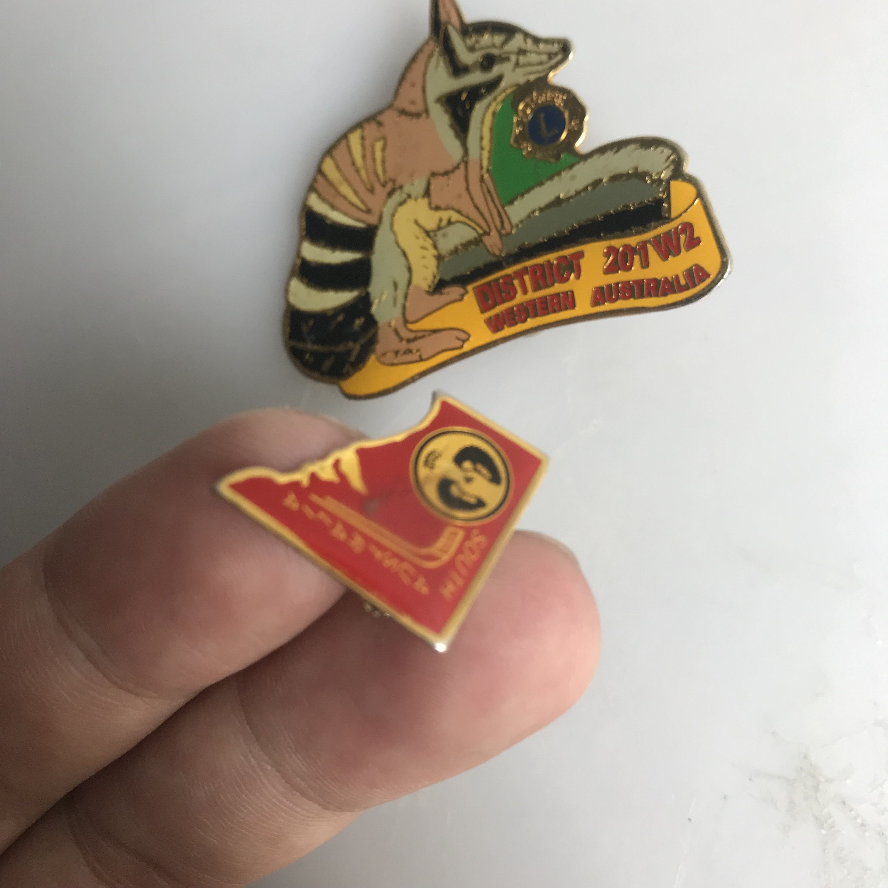 Vintage Australian Geographic Numbat vintage Pin enamel Size ONE SIZE - 2 Thumbnail