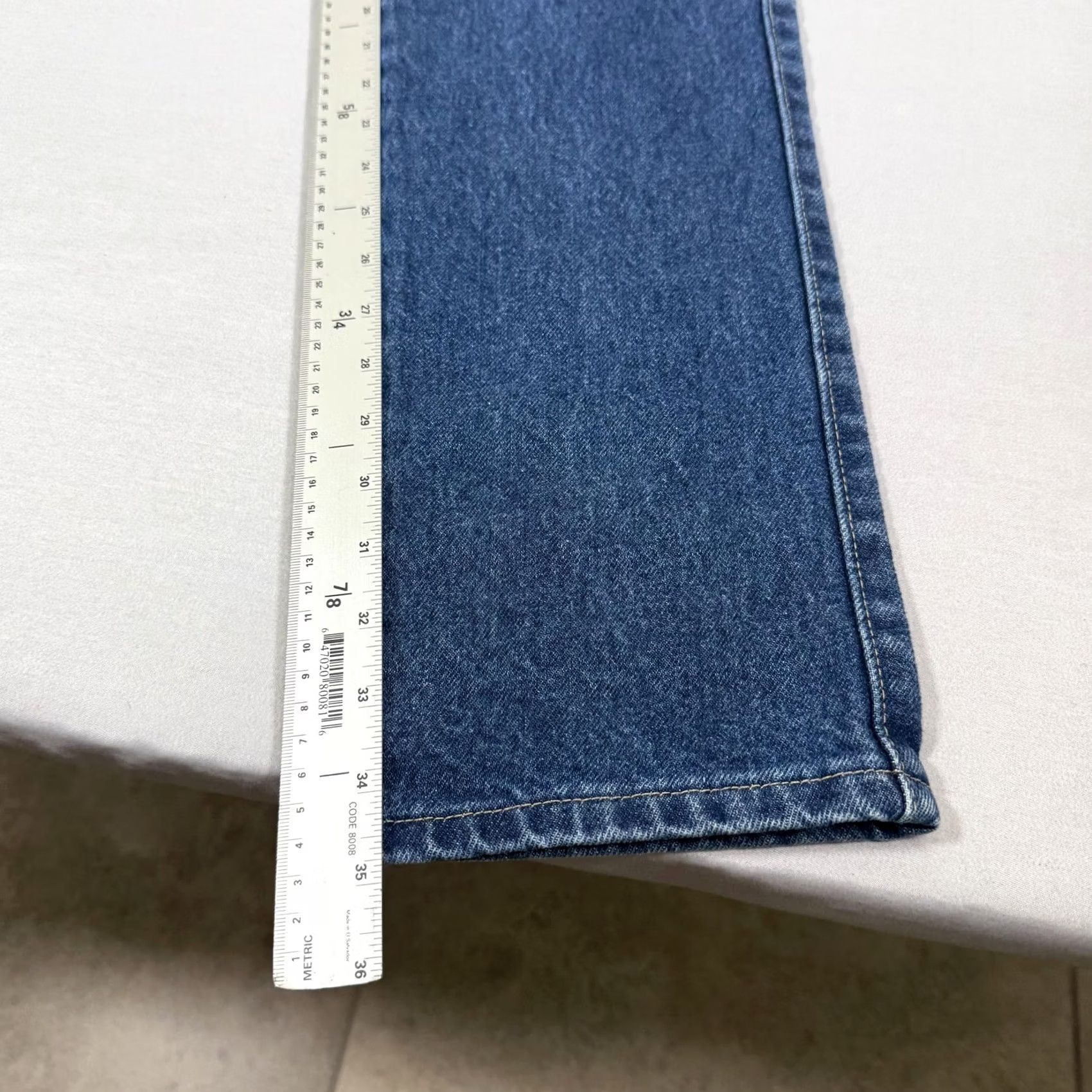 Denime VINTAGE Rough Rider Jeans Womens 7 Blue Bare Back Slim Fit Denim Pants Western Shirt? Size 28" / US 6 / IT 42 - 6 Thumbnail