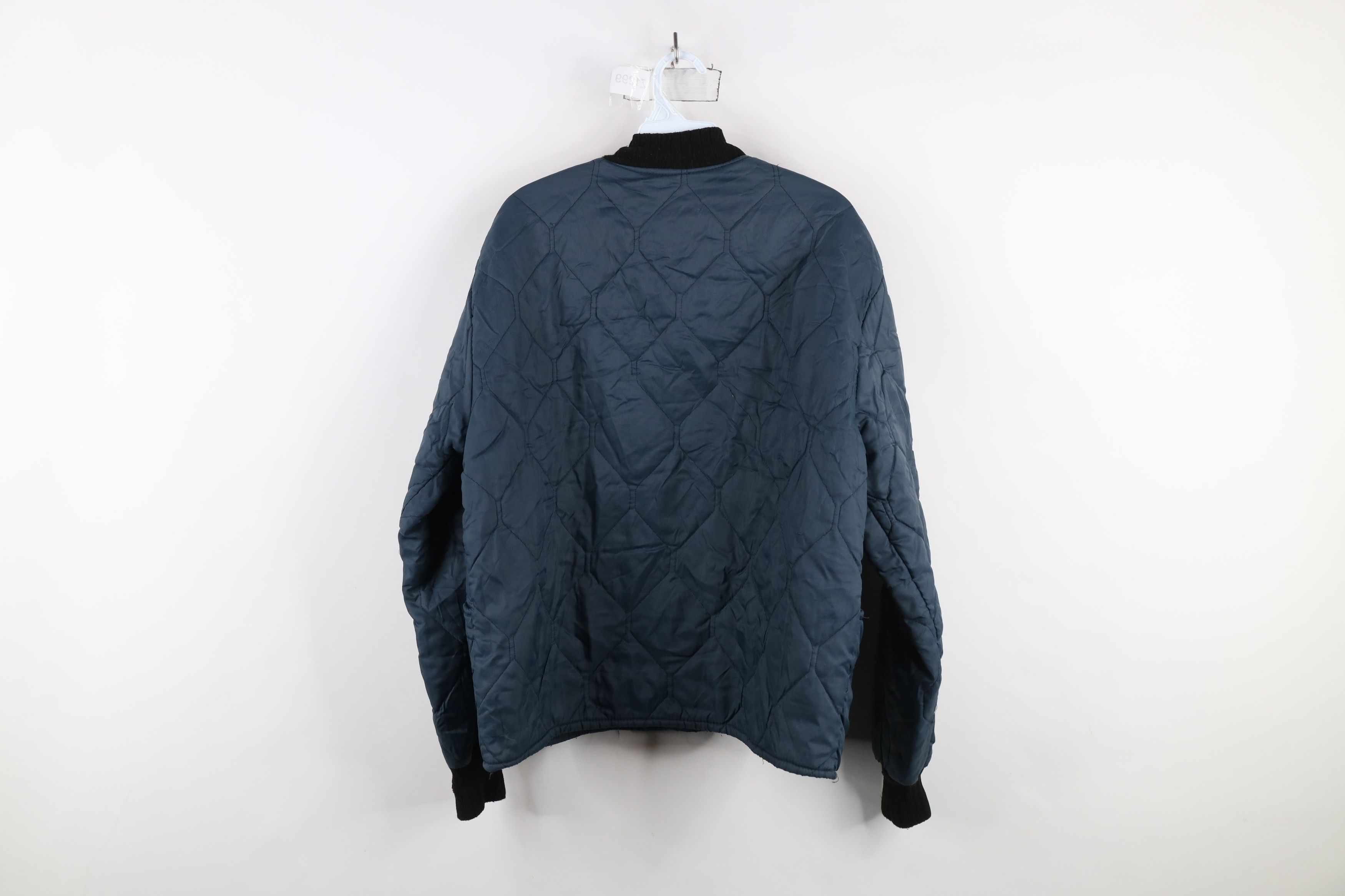 Vintage Vintage 70s Streetwear Quilted Workwear Mechanic Jacket USA Size US L / EU 52-54 / 3 - 13 Thumbnail
