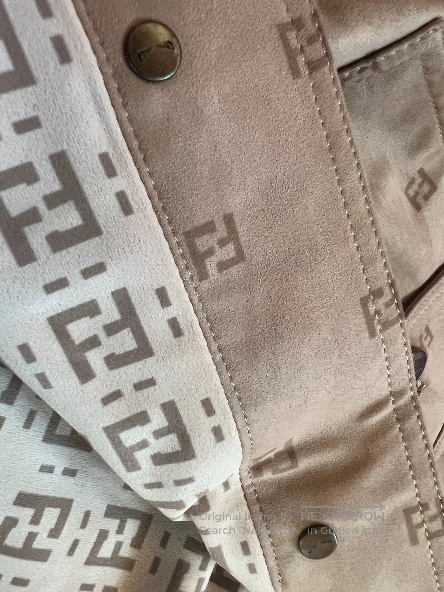 Fendi FENDI LOR Suede Monster Jacket. Size US M / EU 48-50 / 2 - 8 Thumbnail