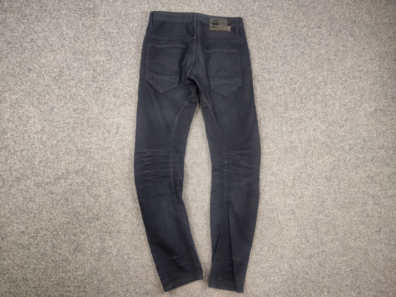 G-Star G Star Raw Arc 3d Slim Coj Dark Waxed Denim Jeans LBG Style Size US 31 - 6 Thumbnail