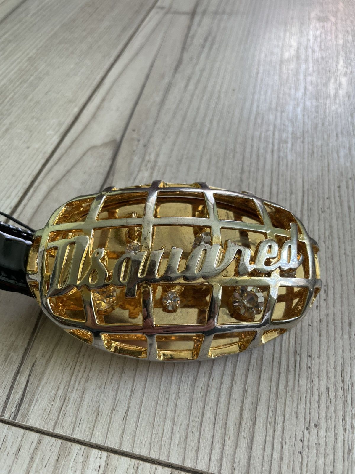 Dsquared2 × Vintage Dsquared Black Patent Leather Belt Size ONE SIZE - 8 Thumbnail