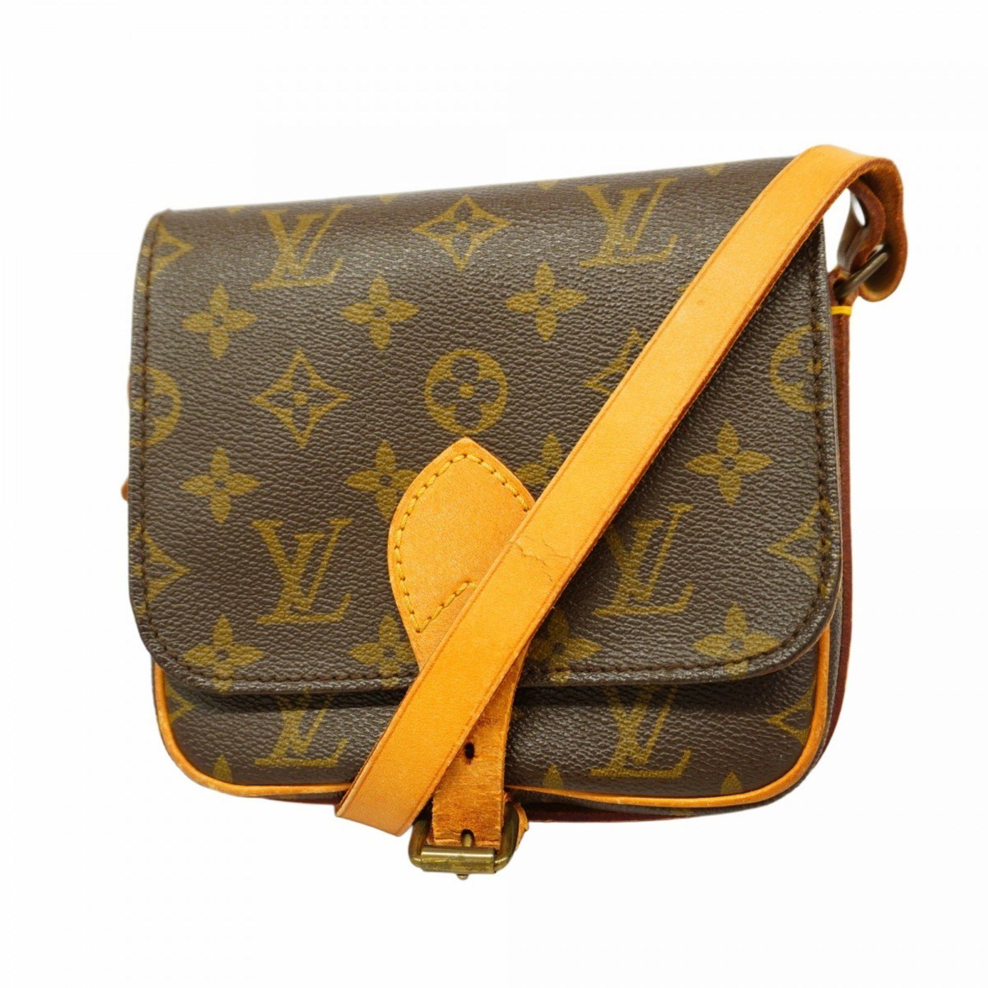 Louis Vuitton Shoulder Bag Monogram Mini Cartesier M51254 Brown Women's