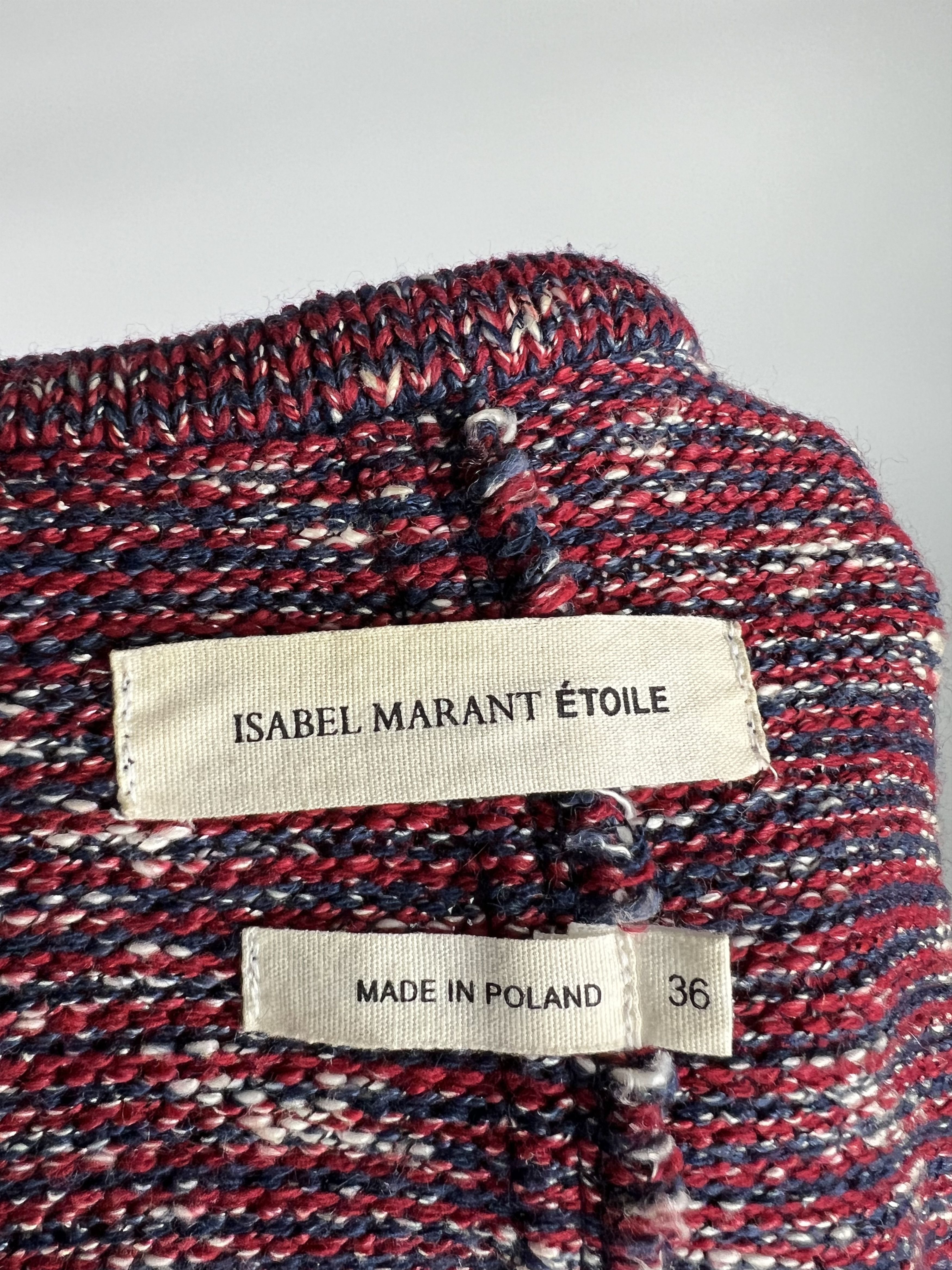 Isabel Marant × Isabel Marant Etoile Isabel Marant Jacket Cropped Marled Knit Cotton Size 36 Size XS / US 0-2 / IT 36-38 - 7 Thumbnail