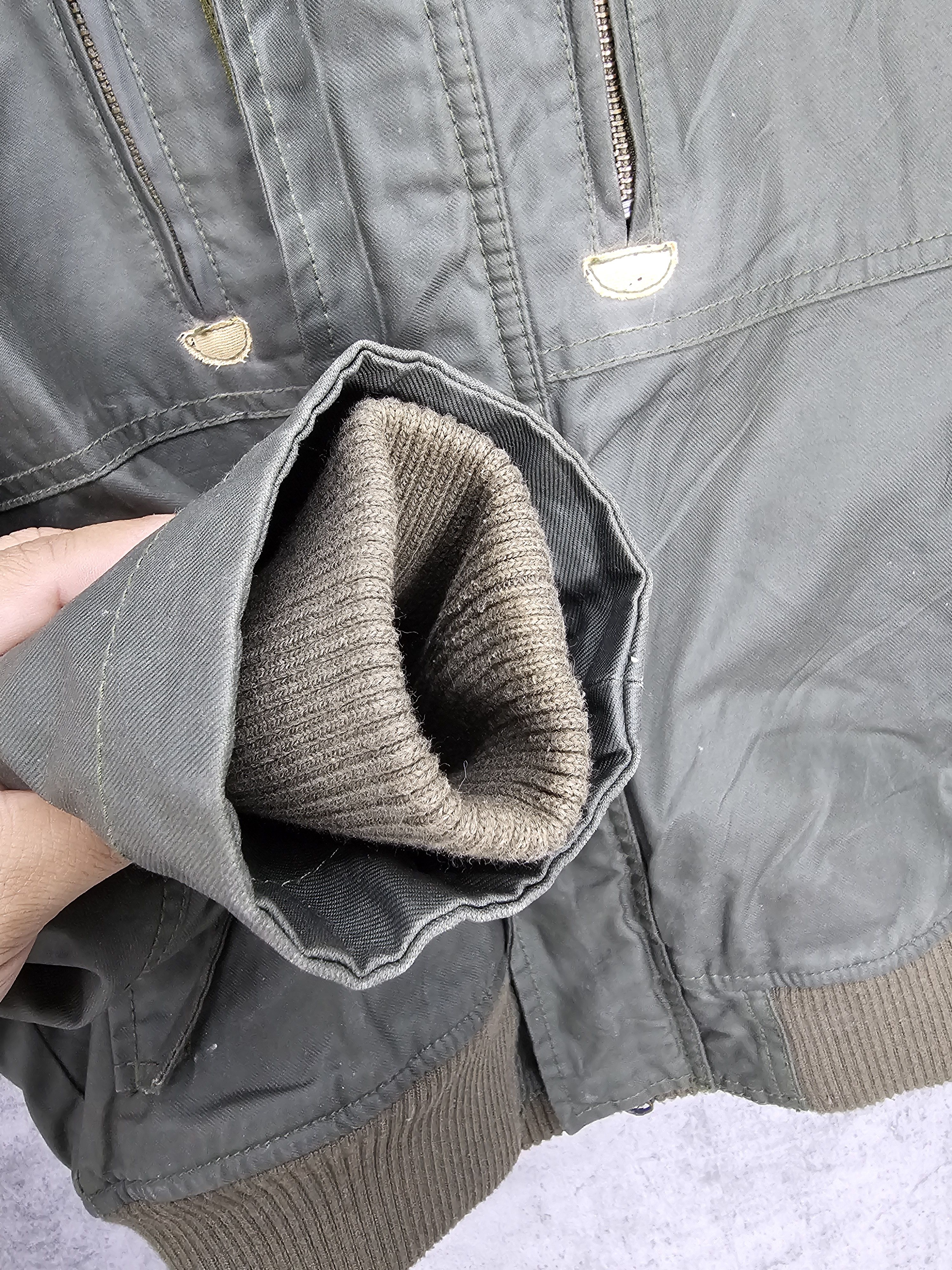 ABAHOUSE ABAHOUSE Military Flight Green Bomber Jacket J0090 Size US M / EU 48-50 / 2 - 7 Thumbnail