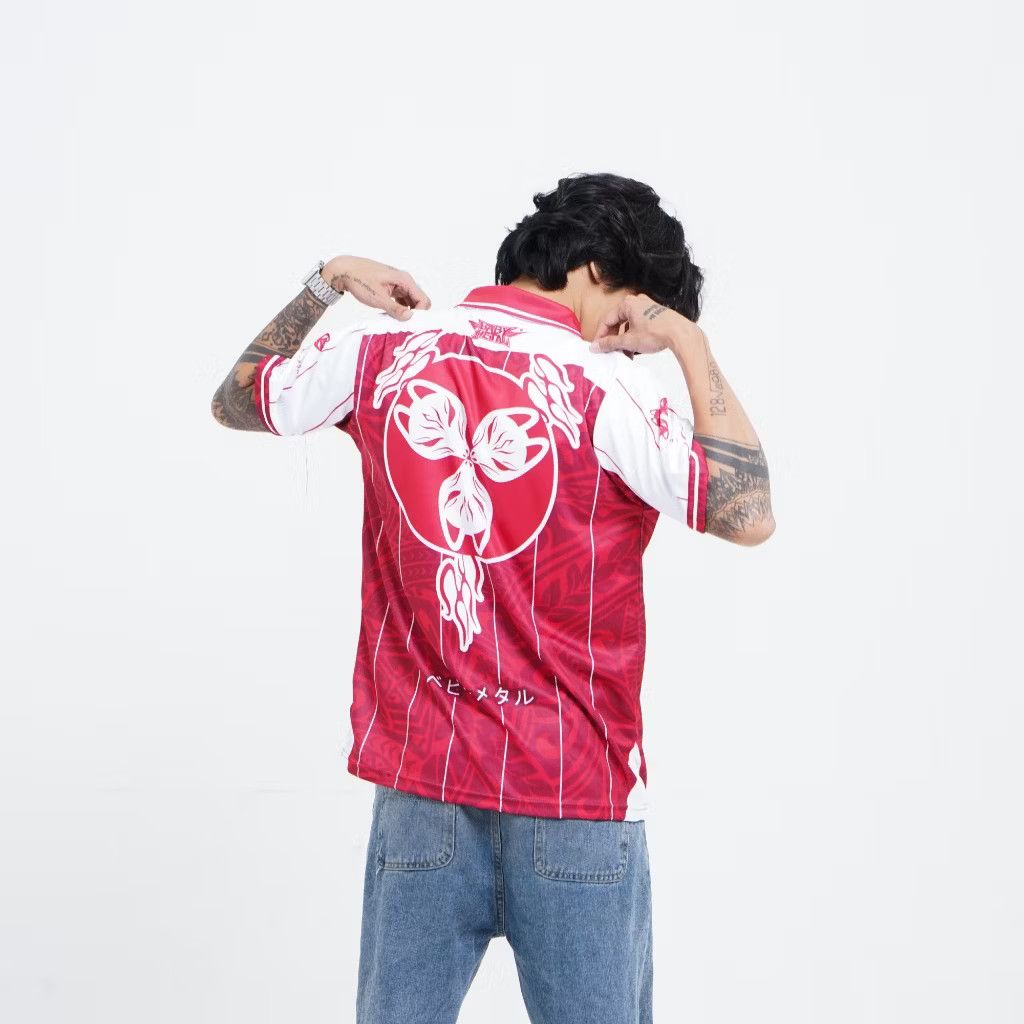 Japanese Brand 💥Baby Metal japan band pink colour metalcore jersey Size US XL / EU 56 / 4 - 1 Thumbnail