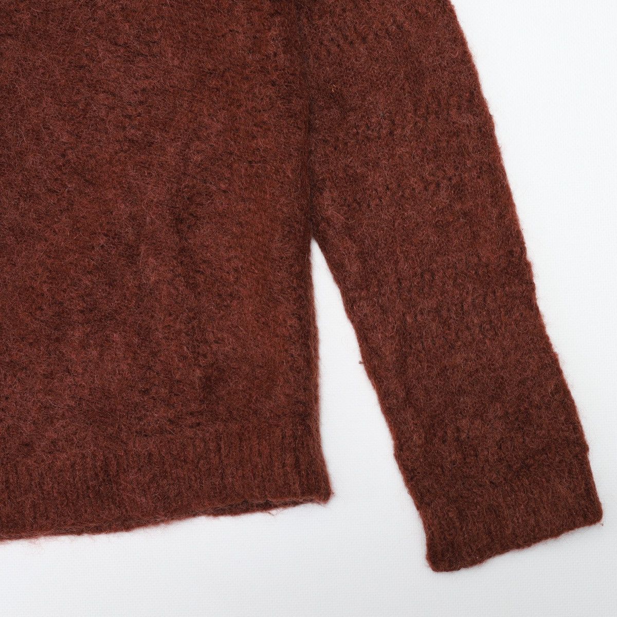 Sezane Sezane Kid Mohair Sweater Open V neck Size S / US 4 / IT 40 - 8 Thumbnail
