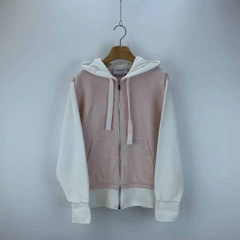 Thom Browne Thom Browne Women's Pink Cotton Jacket 0089 Size ONE SIZE - 1 Thumbnail