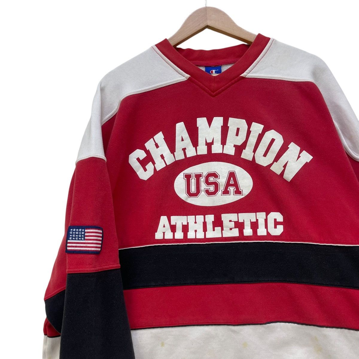 Champion 💥Vintage Champion Usa Big Logo Size US XL / EU 56 / 4 - 3 Thumbnail