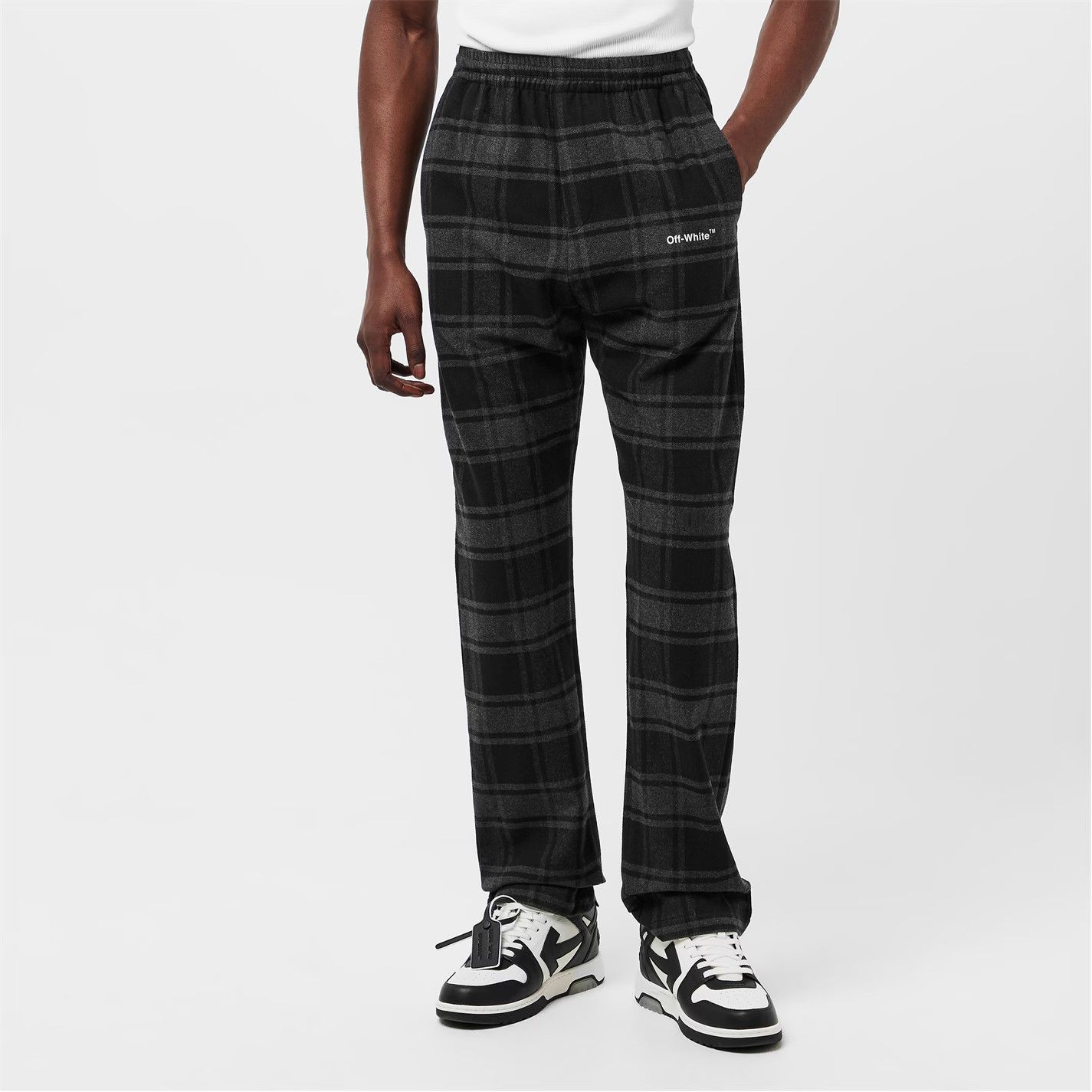 Off-White o1g2r1mq0226 Wide Leg Relaxed Fit Trousers In Multicolor Size US 36 / EU 52 - 3 Thumbnail