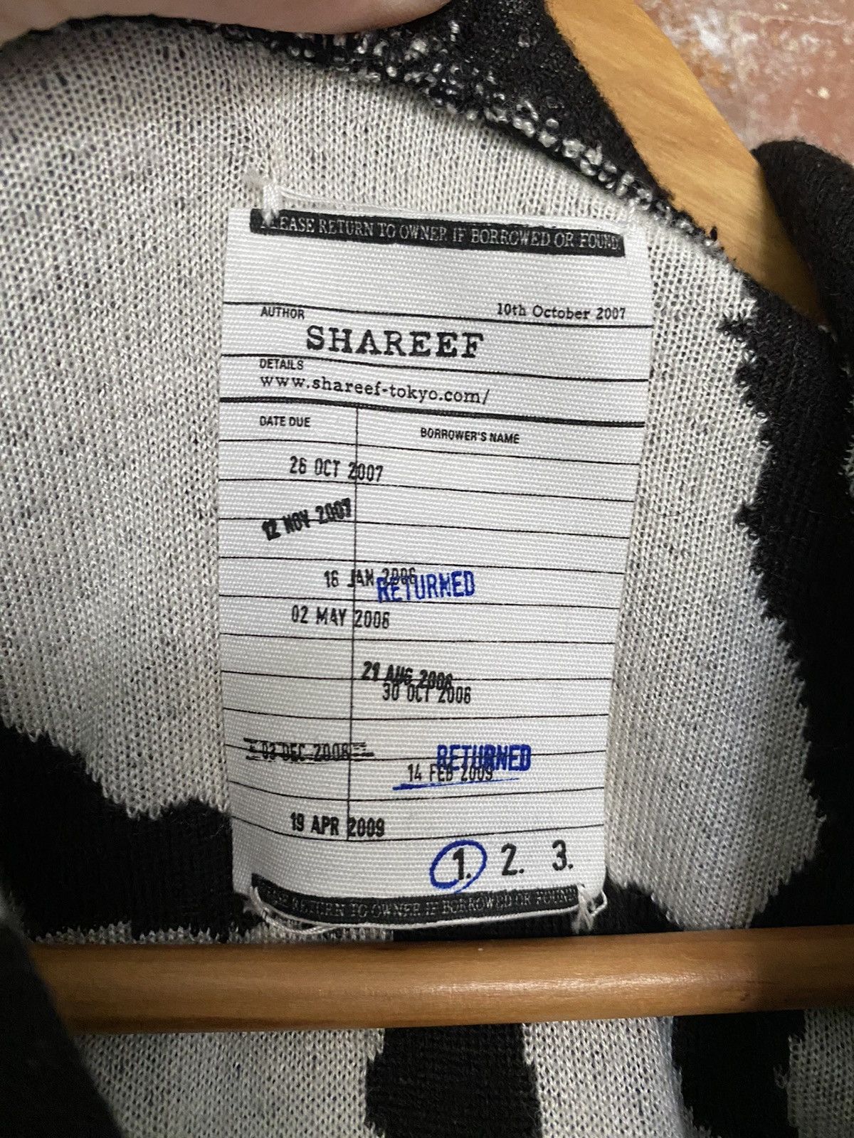 SHAREEF Shareef Japan Marble Knit hoodie Size US M / EU 48-50 / 2 - 11 Thumbnail