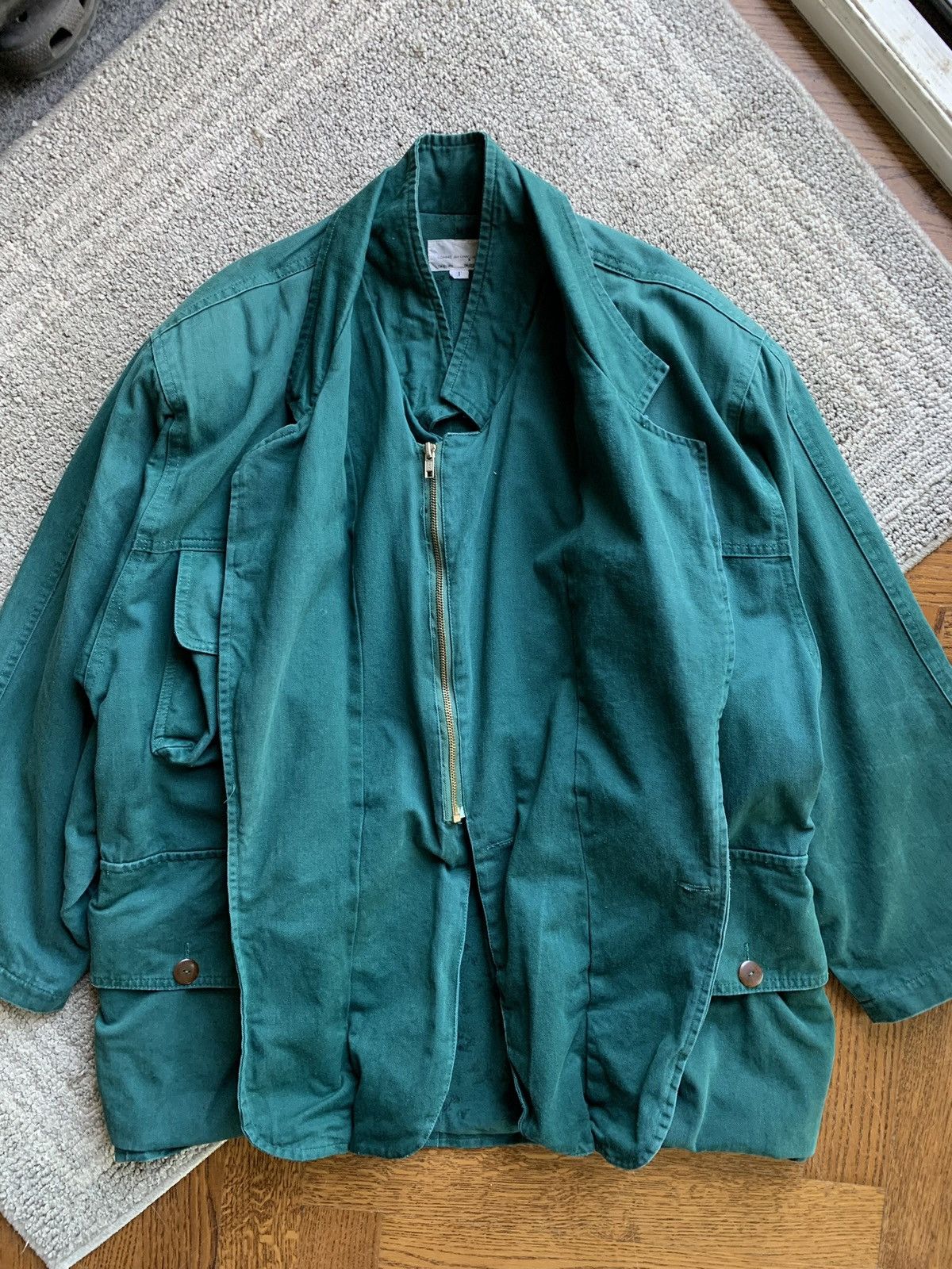 Vintage 1980s Vintage Comme Des Garcons Style Jacket Chore CDG Size US M / EU 48-50 / 2 - 9 Thumbnail