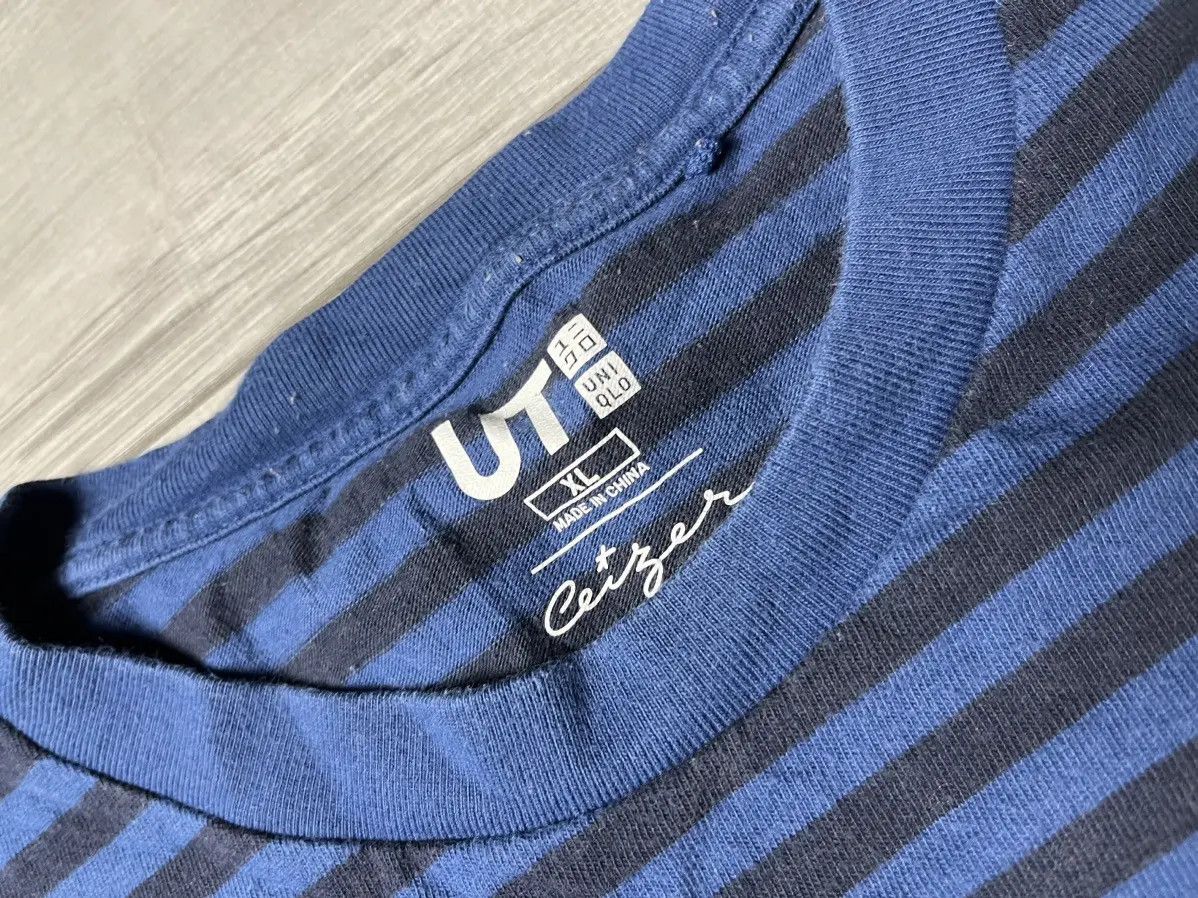 Japanese Brand Peter Ceizer X Uniqlo Size XL Striped Pocket Fingers Crossed Size US XL / EU 56 / 4 - 4 Thumbnail