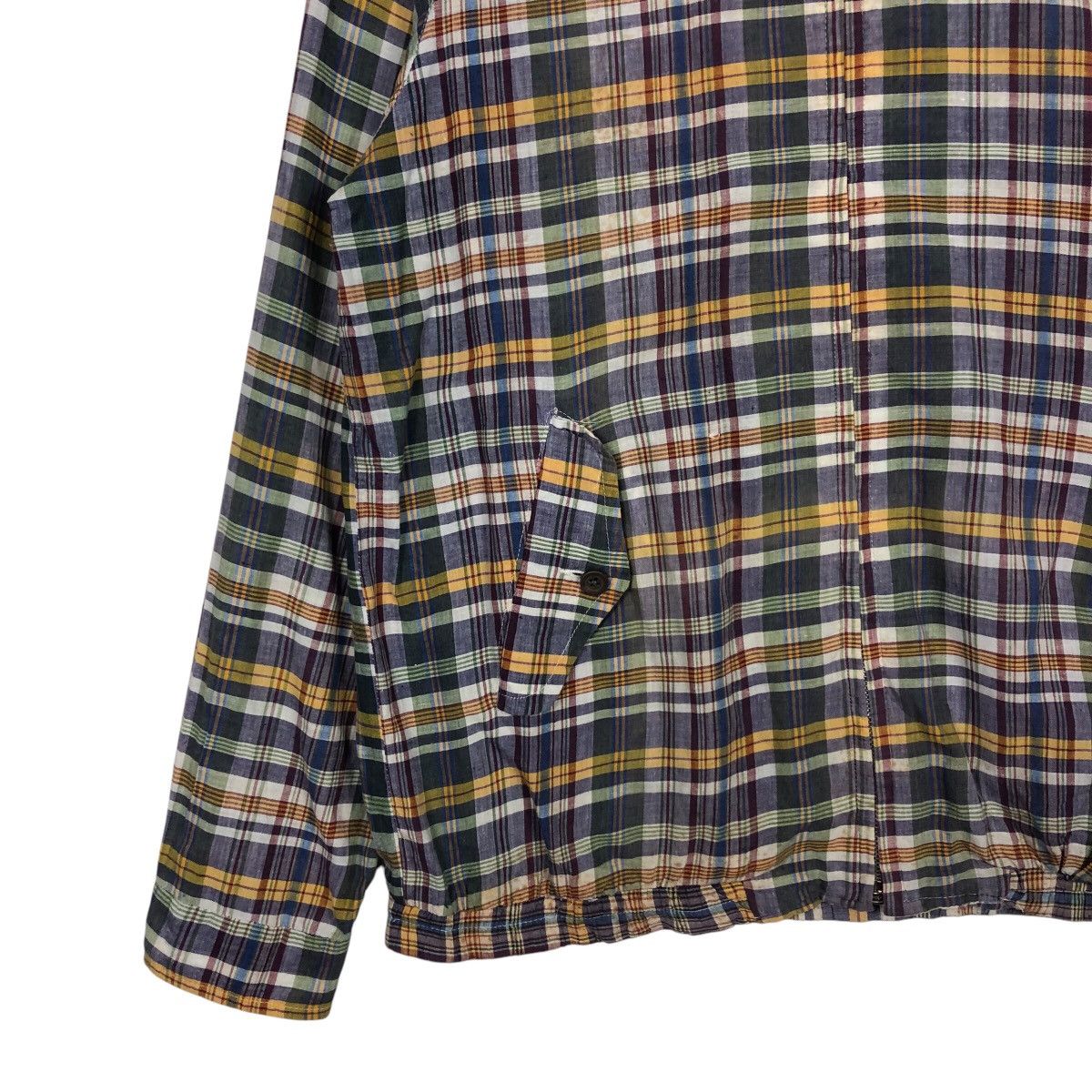 Japanese Brand × Vintage 📌Vintage Bomber Jacket Tartan Design Issey Miyake Size US M / EU 48-50 / 2 - 4 Thumbnail
