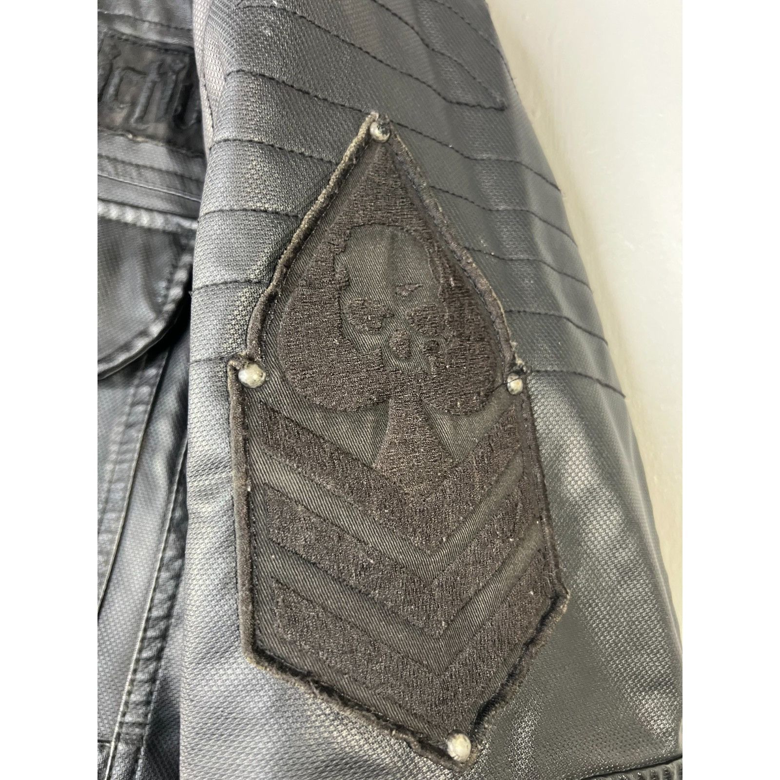 Affliction Afflication Black Premium Limited Edition Hood Faux Leather Size US M / EU 48-50 / 2 - 5 Thumbnail