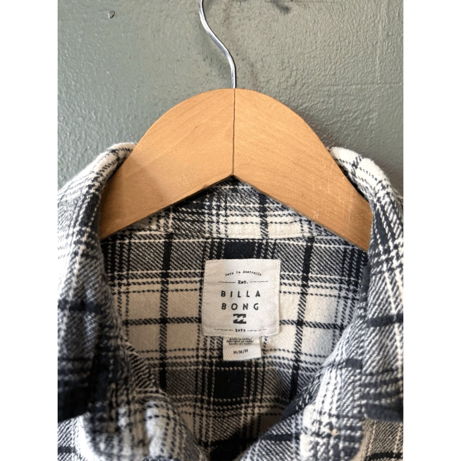 Billabong Billabong Mens Button-Up Plaid Flannel Shirt Long Sleeve Multicolor M Size US M / EU 48-50 / 2 - 3 Thumbnail