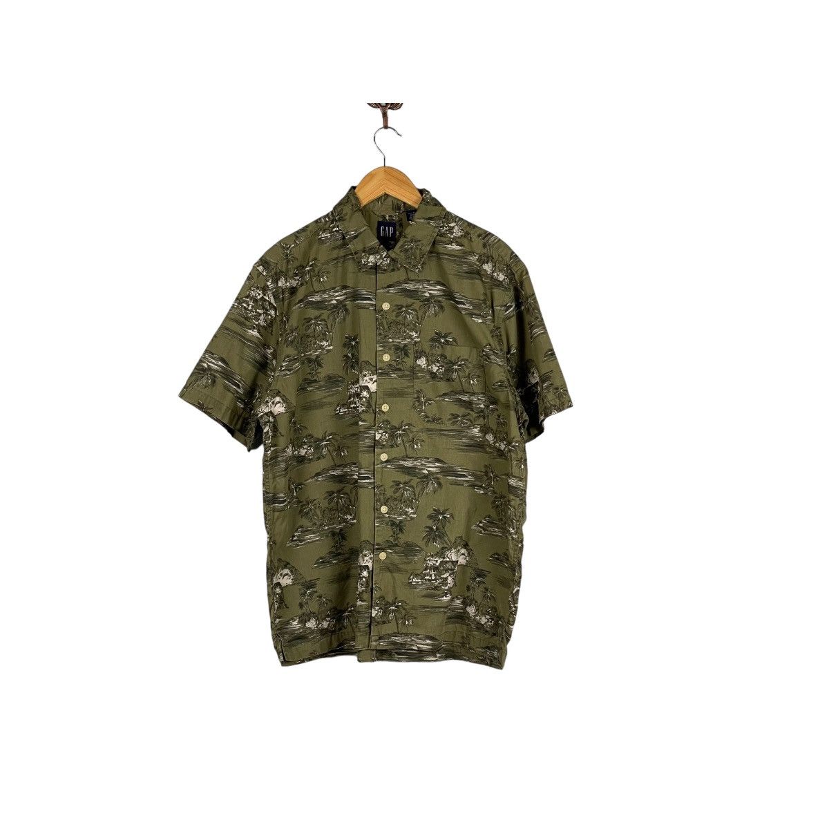 Gap Vintage Gap Hawaiian Shirt Oversized Shirt Size US M / EU 48-50 / 2 - 1 Thumbnail