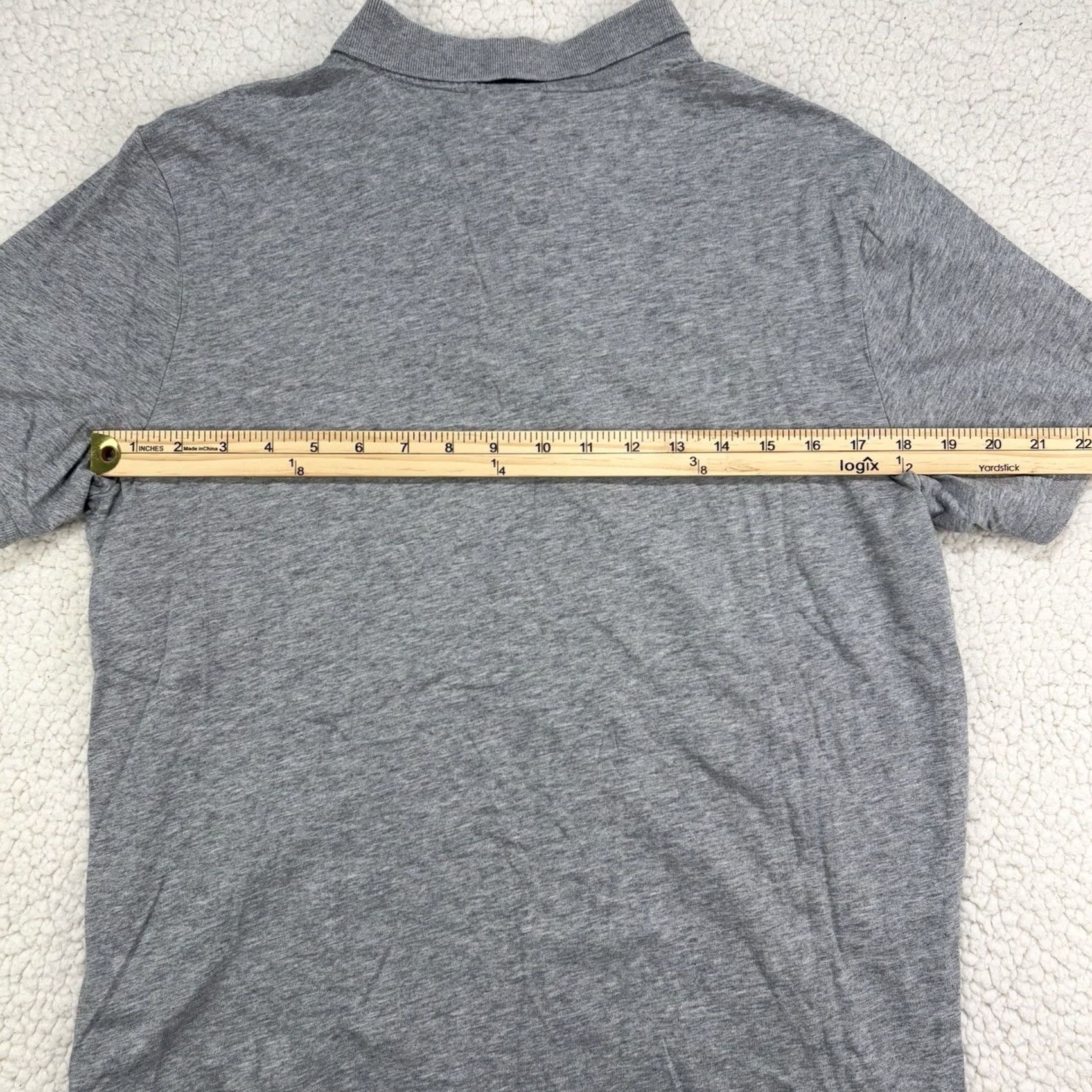 Nike VINTAGE Nike Shirt Polo Short Sleeve Swoosh Gray Mens M Size US M / EU 48-50 / 2 - 6 Thumbnail