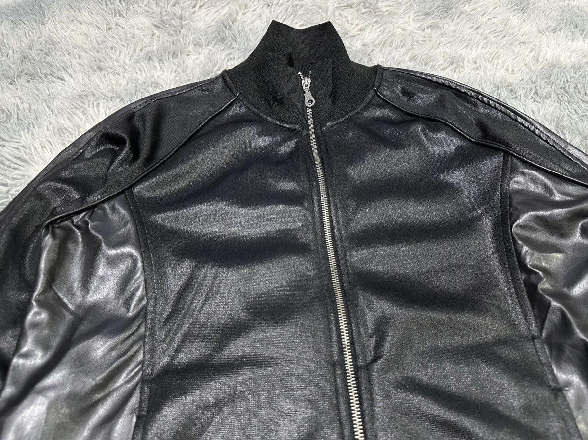 Japanese Brand 🔥Sick Y2K Macalester Waxed Faux Leather Bomber Jacket Size US L / EU 52-54 / 3 - 2 Thumbnail