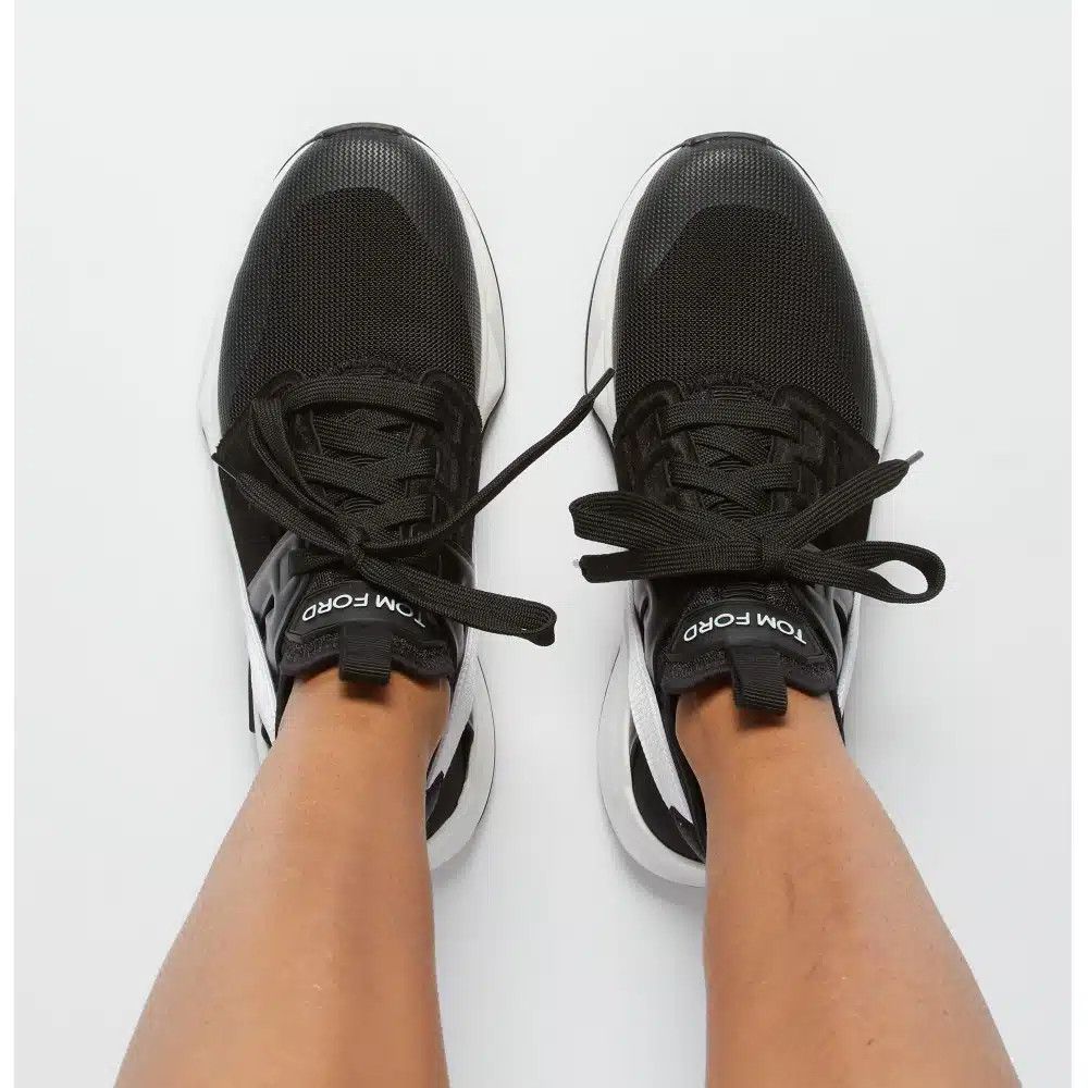 Tom Ford o1loc1c0425 W2818N Jago Low-Top Sneakers in Black Size US 11 / IT 41 - 3 Thumbnail