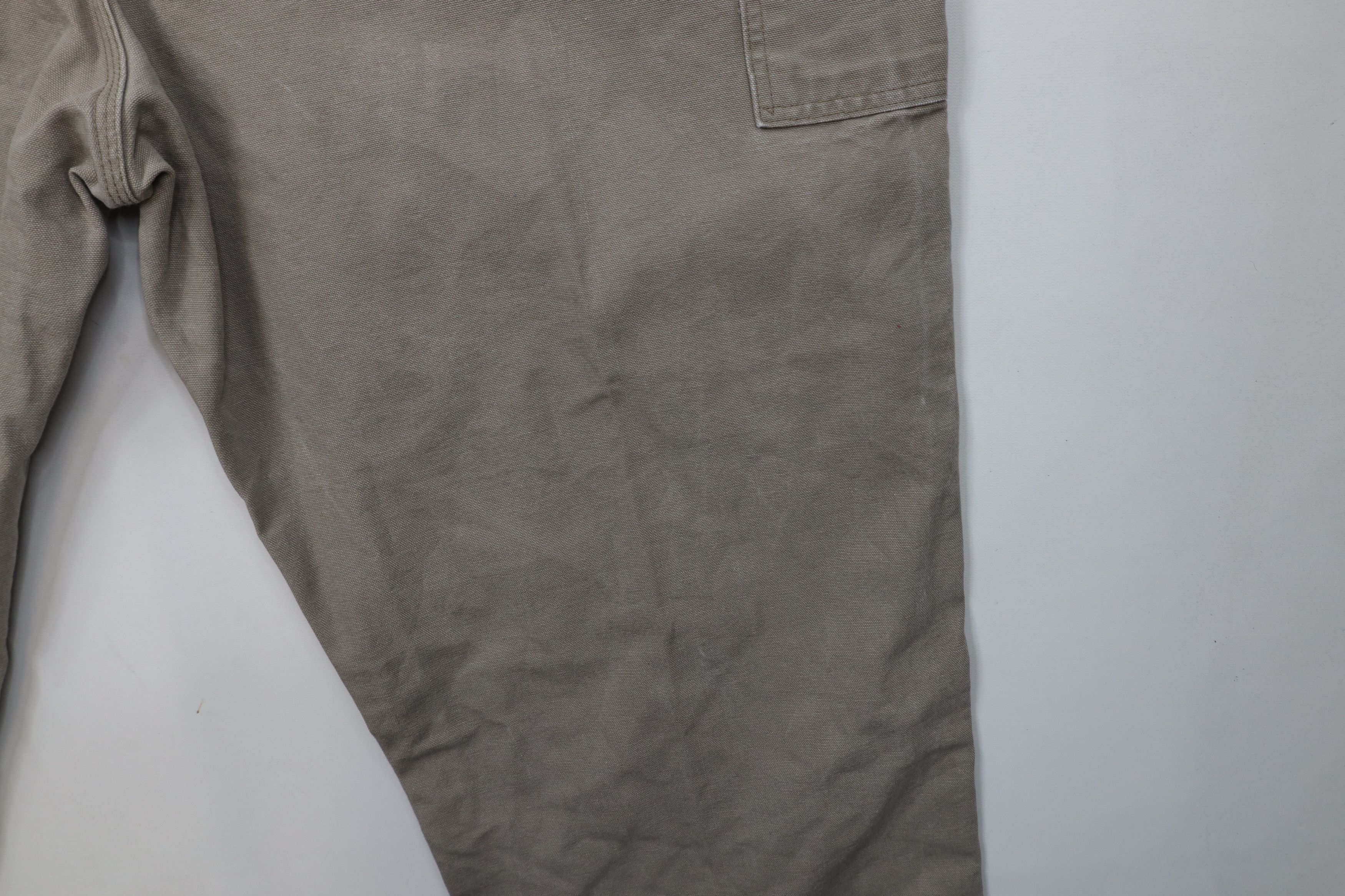 Carhartt × Vintage Vintage Y2K Carhartt Dungaree Wide Leg Canvas Pants Desert Size US 44 / EU 60 - 13 Thumbnail