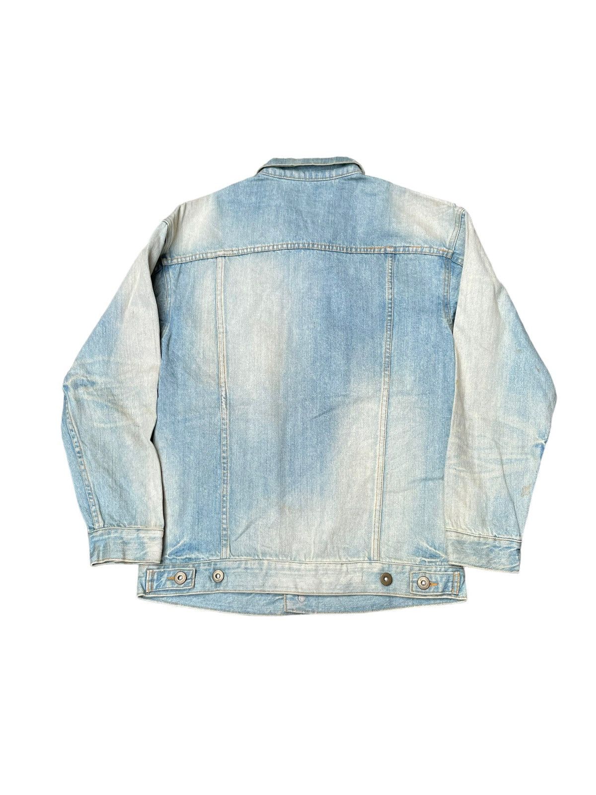 Designer Snidel Type II Faded Denim Jacket Size M / US 6-8 / IT 42-44 - 8 Thumbnail