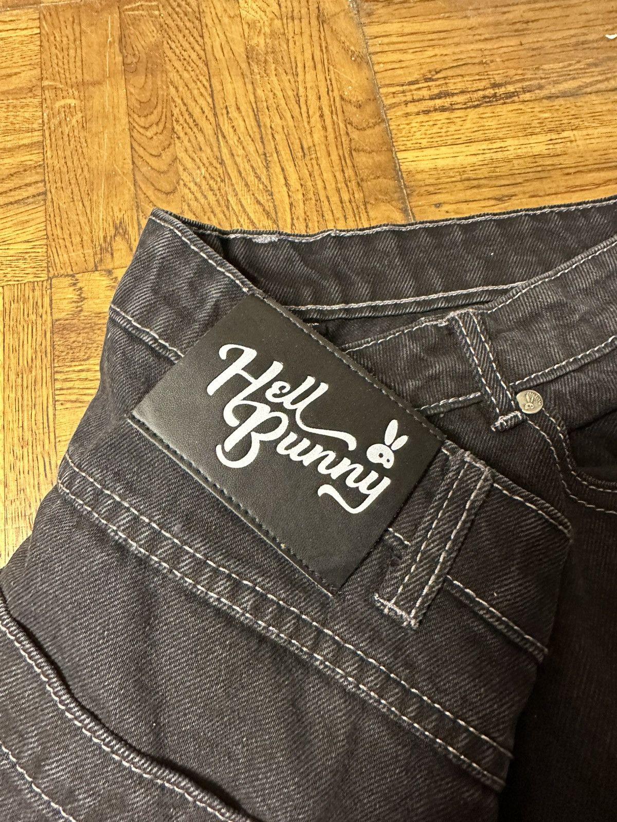 Vintage Hell bunny baggy jeans y2k Size US 38 / EU 54 - 5 Thumbnail