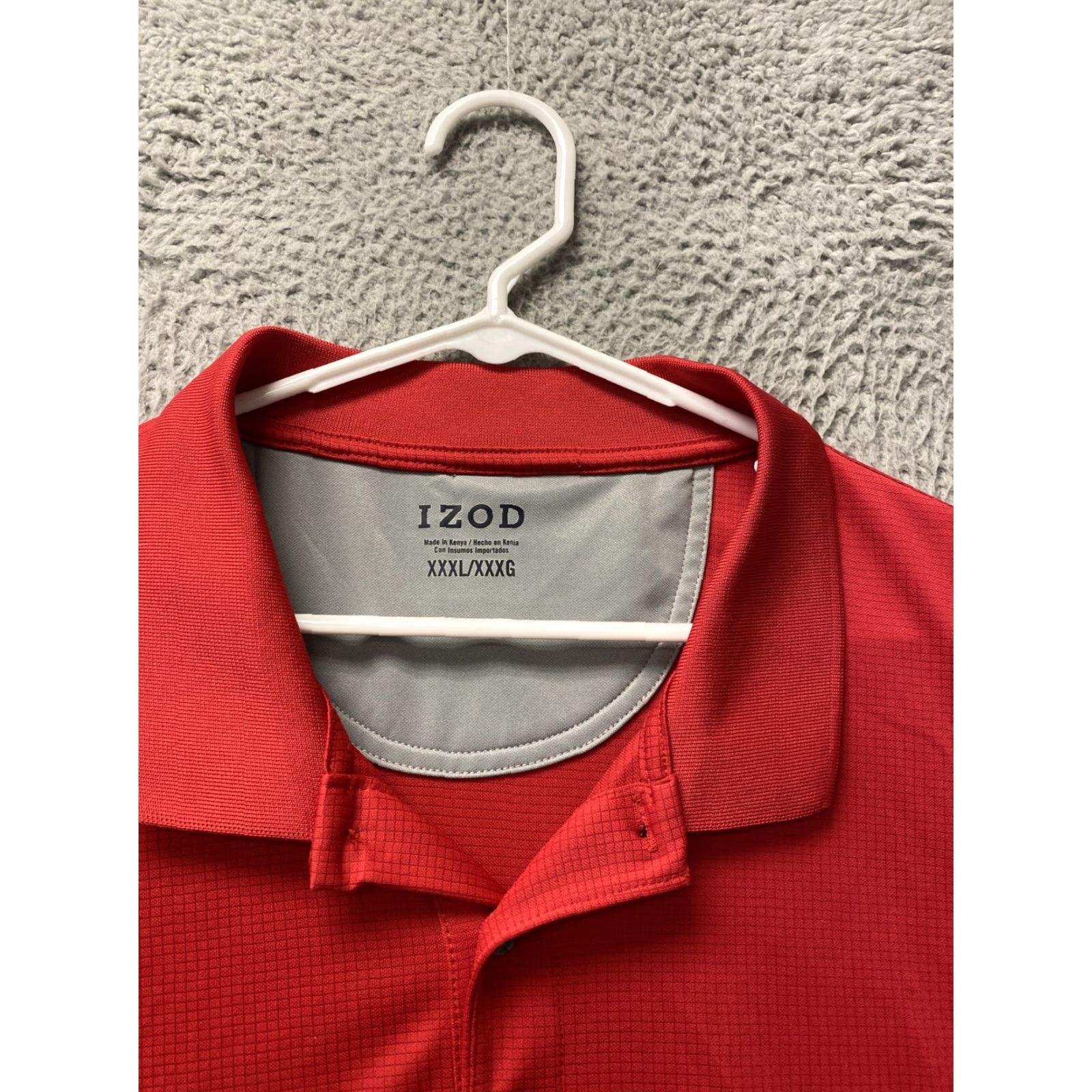 Izod IZOD Polo Shirt Mens XXXL Red Short Sleeve / 111-20 Size US XXL / EU 58 / 5 - 3 Thumbnail