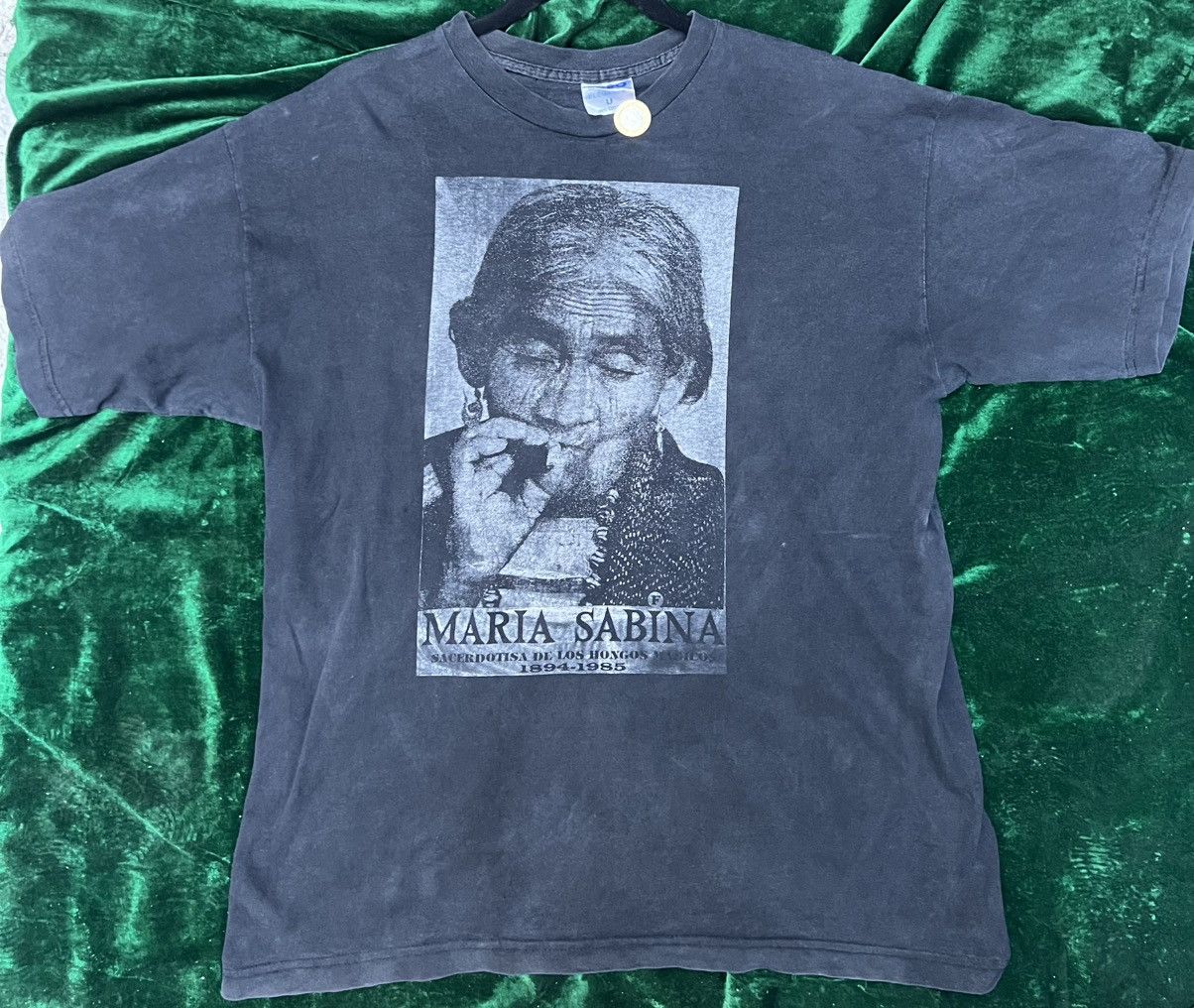 Vintage Maria sabina tshirt vintage Size US L / EU 52-54 / 3 - 1 Thumbnail