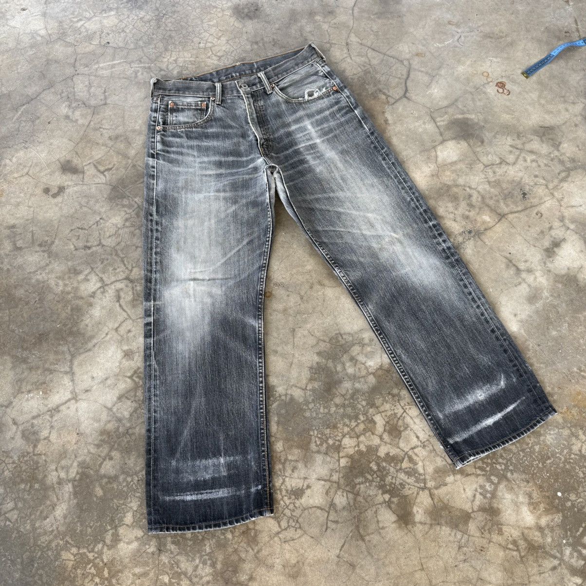 Levi's Vintage Clothing W32x29 Vintage Levi's 503 Faded Black Denim Jean Pants Size US 32 / EU 48 - 2 Thumbnail