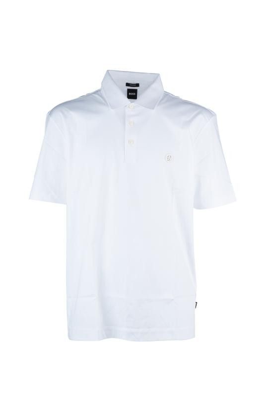 Hugo Boss HUGO BOSS Men Polo Shirts 50520297 100 WHITE Size US XL / EU 56 / 4 - 1 Thumbnail