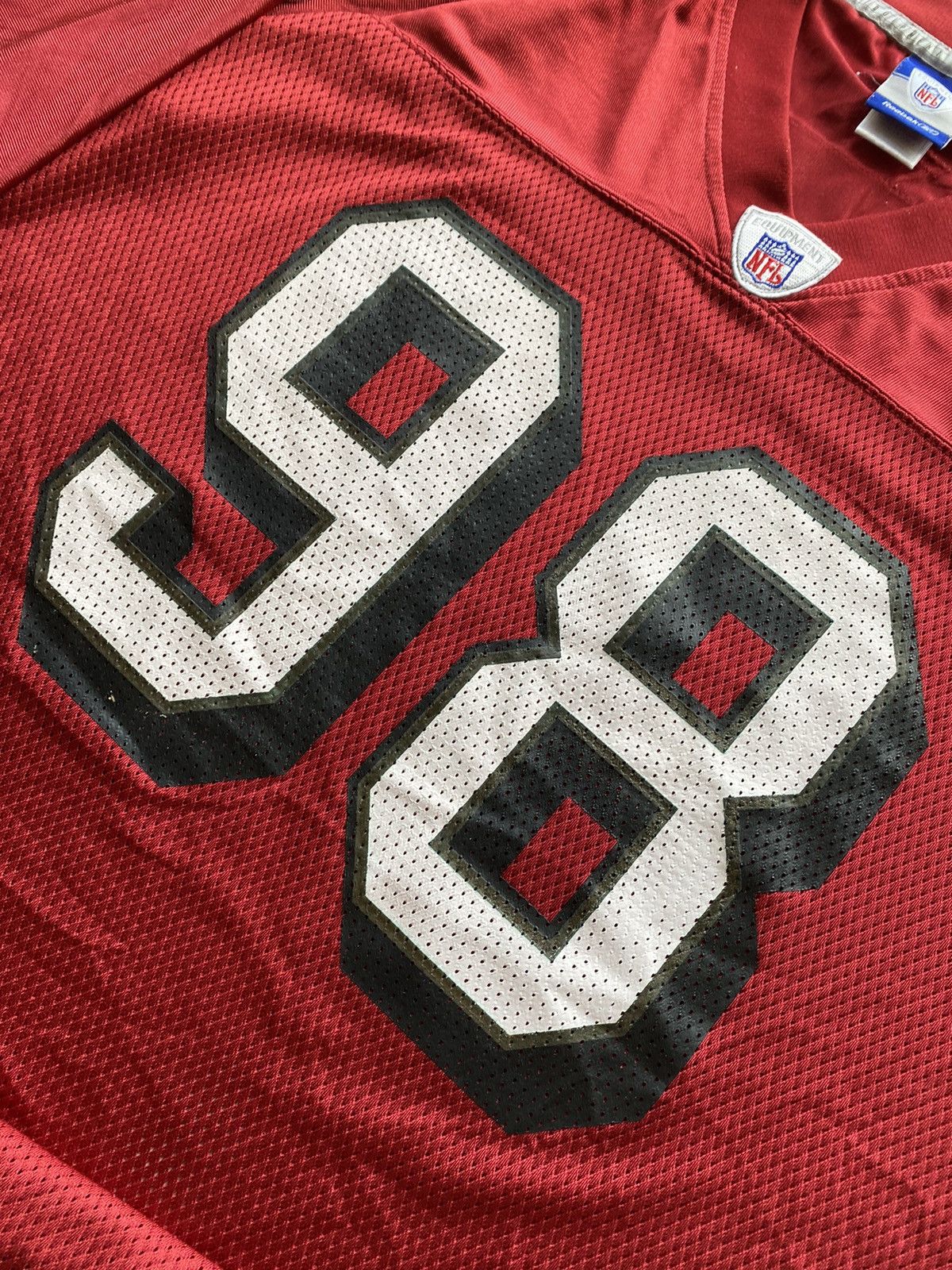 Reebok 🇺🇸SAN FRANCISCO 49ERS NFL FOOTBALL JERSEY REEBOK #98 PETERSON Size US XL / EU 56 / 4 - 7 Thumbnail