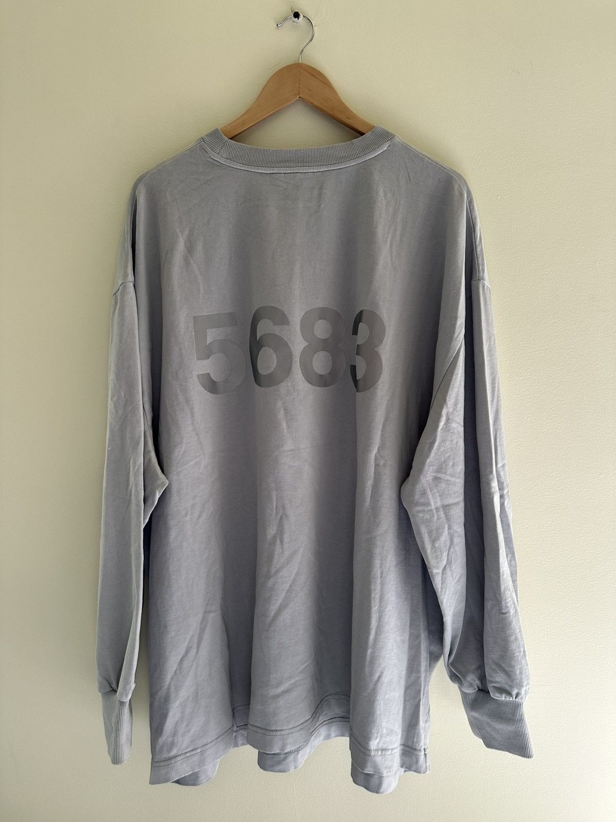 Willy Chavarria Willy Chavarria x Hummel Long Sleeve Tee - Grey/Volt Size US L / EU 52-54 / 3 - 3 Thumbnail