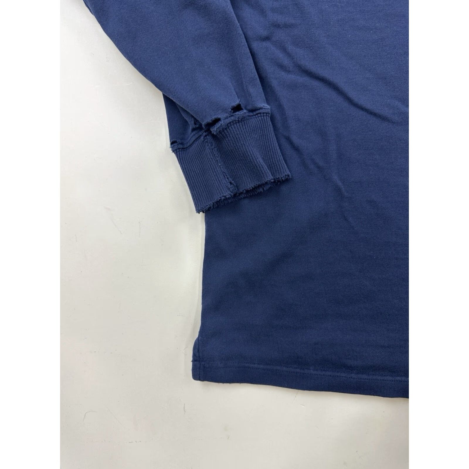 Eddie Bauer VINTAGE Eddie Bauer Shirt Mens XL Blue Long Sleeve 1/4 Zip Mock Neck Pullover Size US XL / EU 56 / 4 - 5 Thumbnail