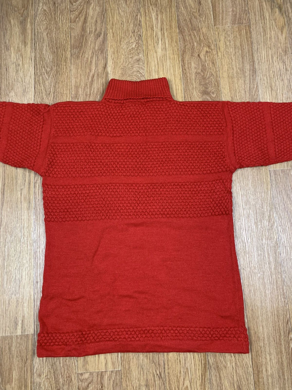 S.N.S. Herning S.N.S. Fisherman Vintage Red Turtleneck (Dannebrog) Sweater Size US M / EU 48-50 / 2 - 4 Thumbnail